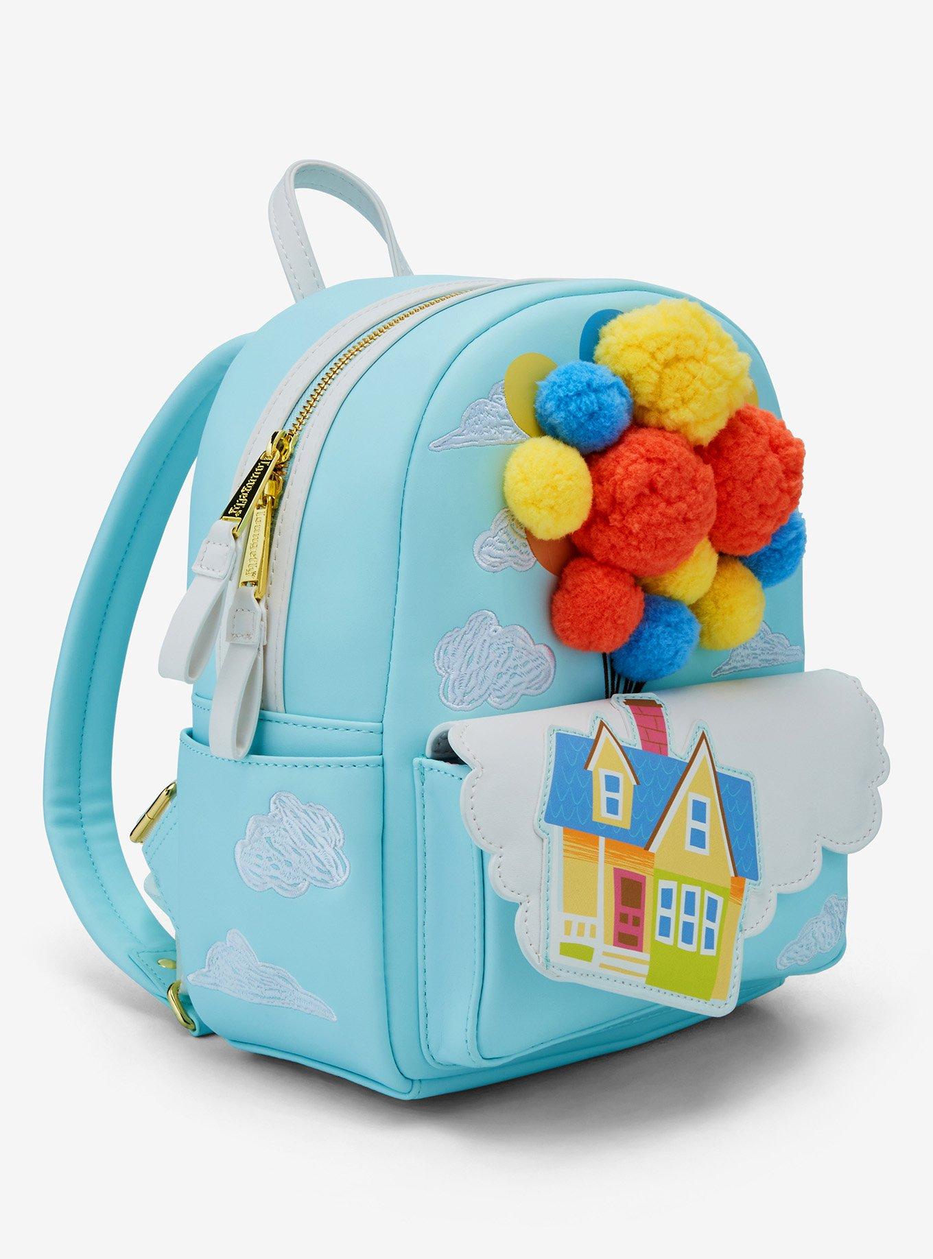 Loungefly Disney Pixar Up Floating House Pom Pom Mini Backpack - BoxLunch Exclusive, , hi-res