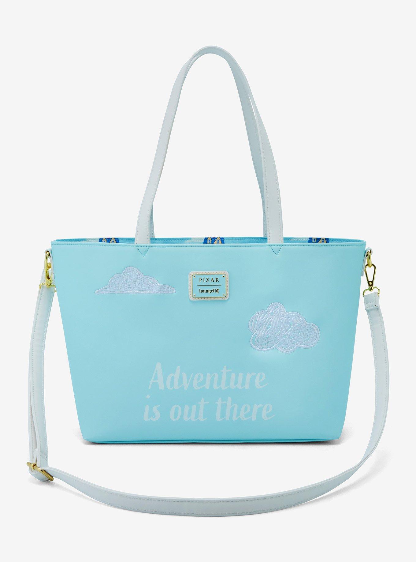 Loungefly Disney Pixar Up Floating House Pom Pom Tote — BoxLunch Exclusive, , alternate