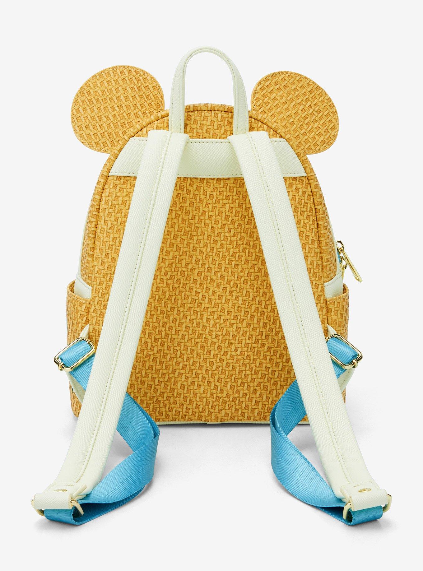 Loungefly Disney Minnie Mouse Raffia Floral Ears Mini Backpack - BoxLunch Exclusive