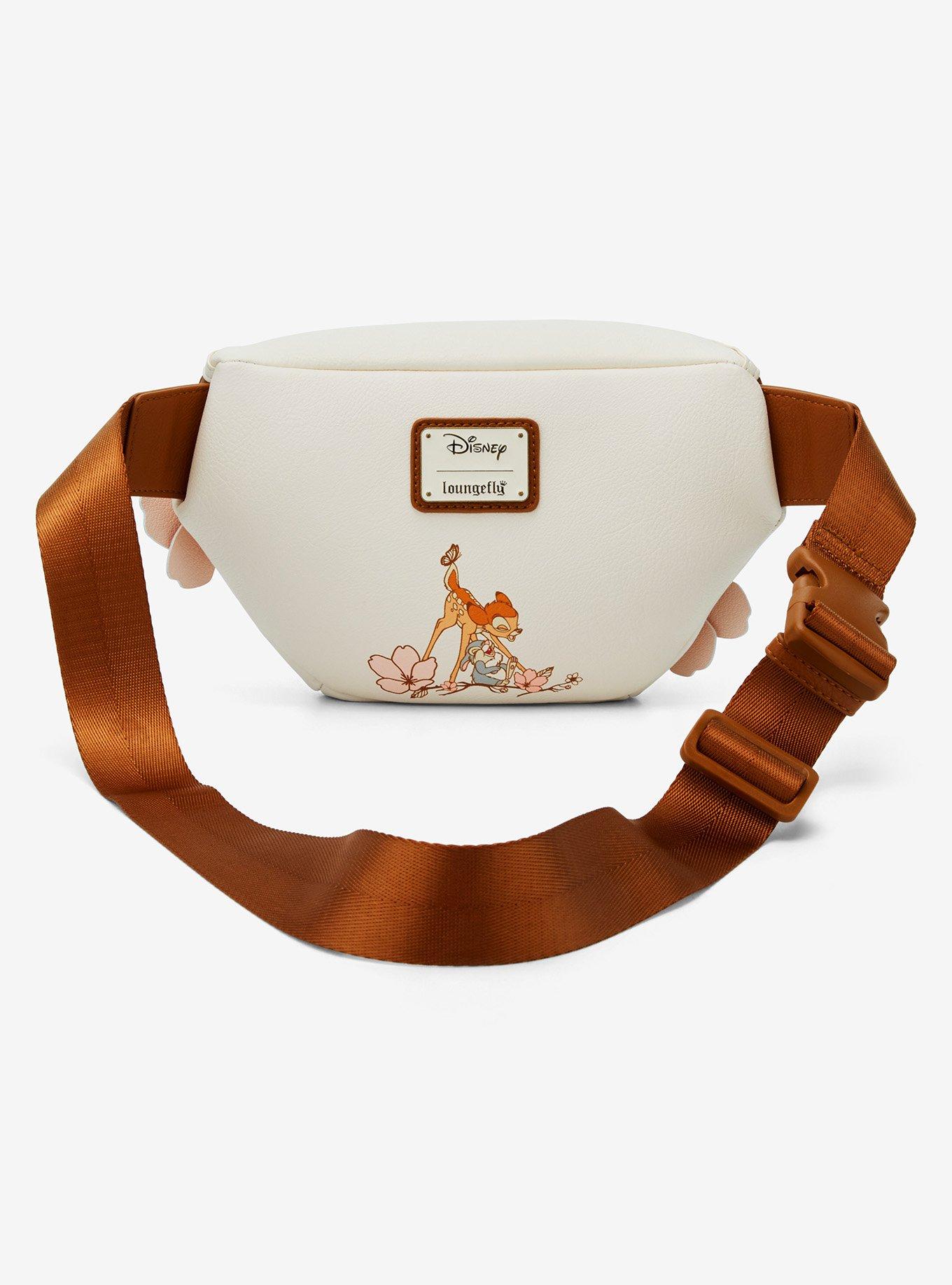 Loungefly Disney Bambi Cherry Blossom Embroidered Belt Bag &mdash; BoxLunch Exclusive, , alternate