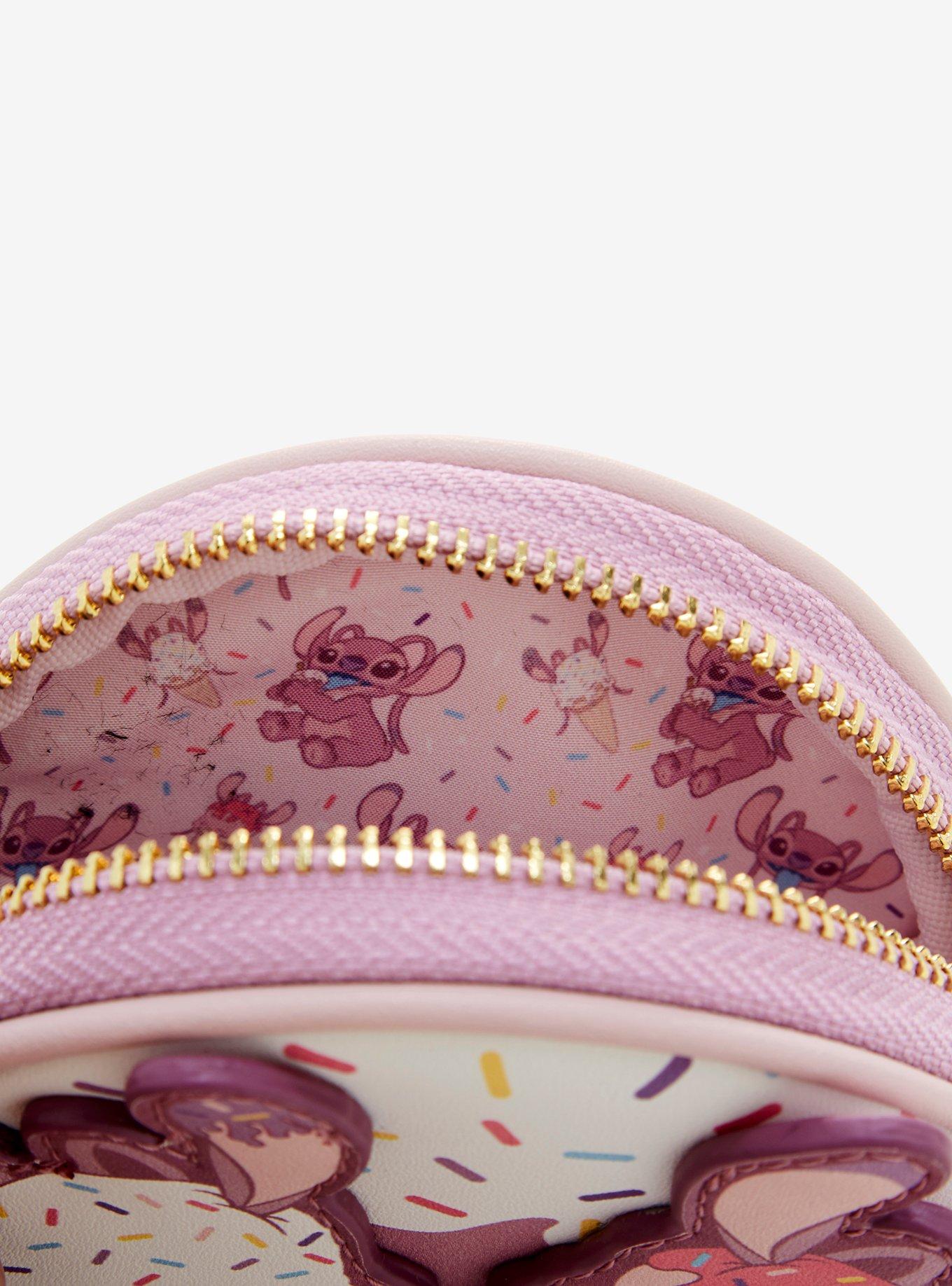 Loungefly Disney Lilo & Stitch Angel Ice Cream Cone Coin Purse &mdash; BoxLunch Exclusive, , alternate