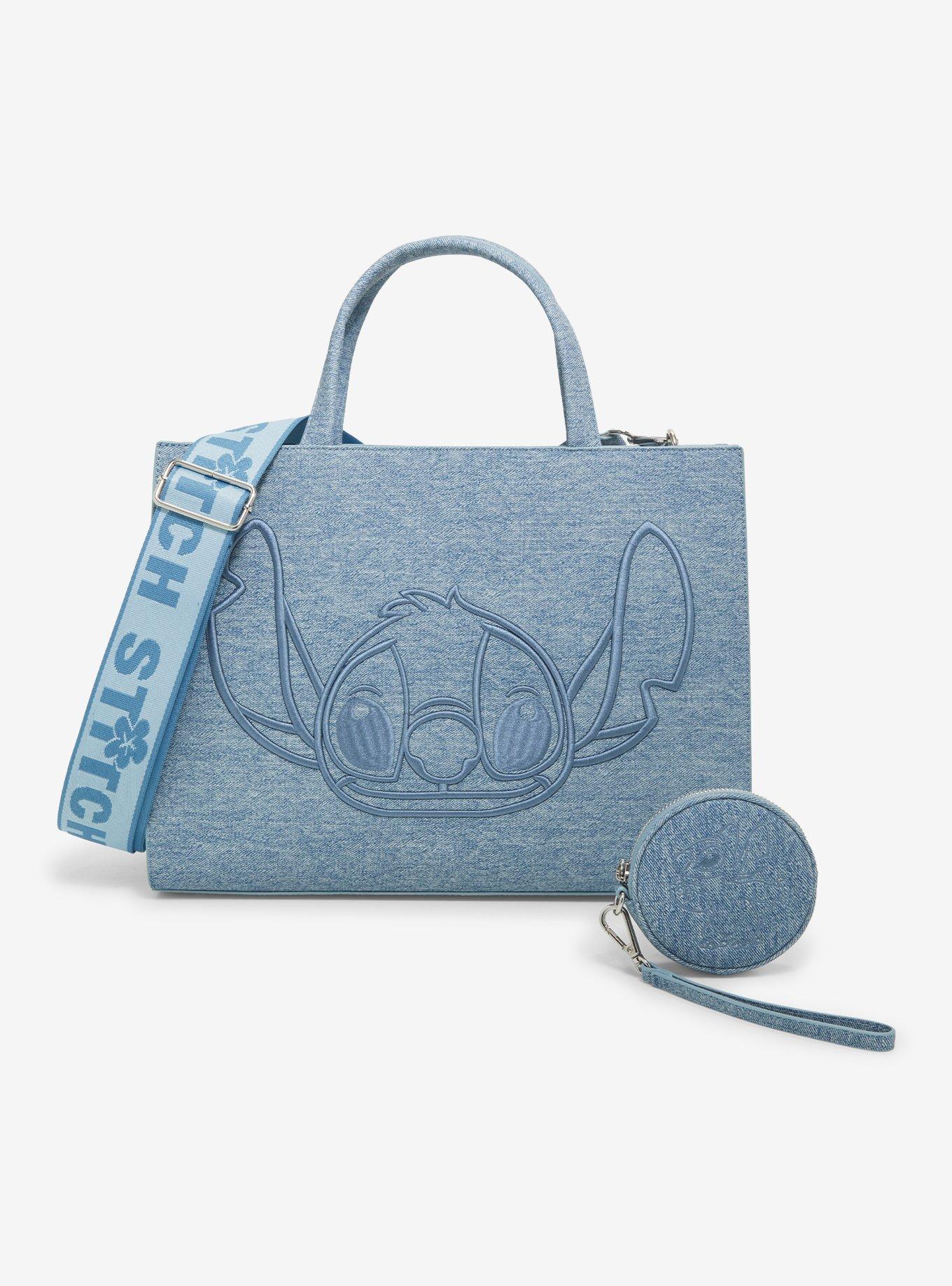 Loungefly Disney Lilo & Stitch Denim Stitch Handbag - BoxLunch Exclusive, , alternate