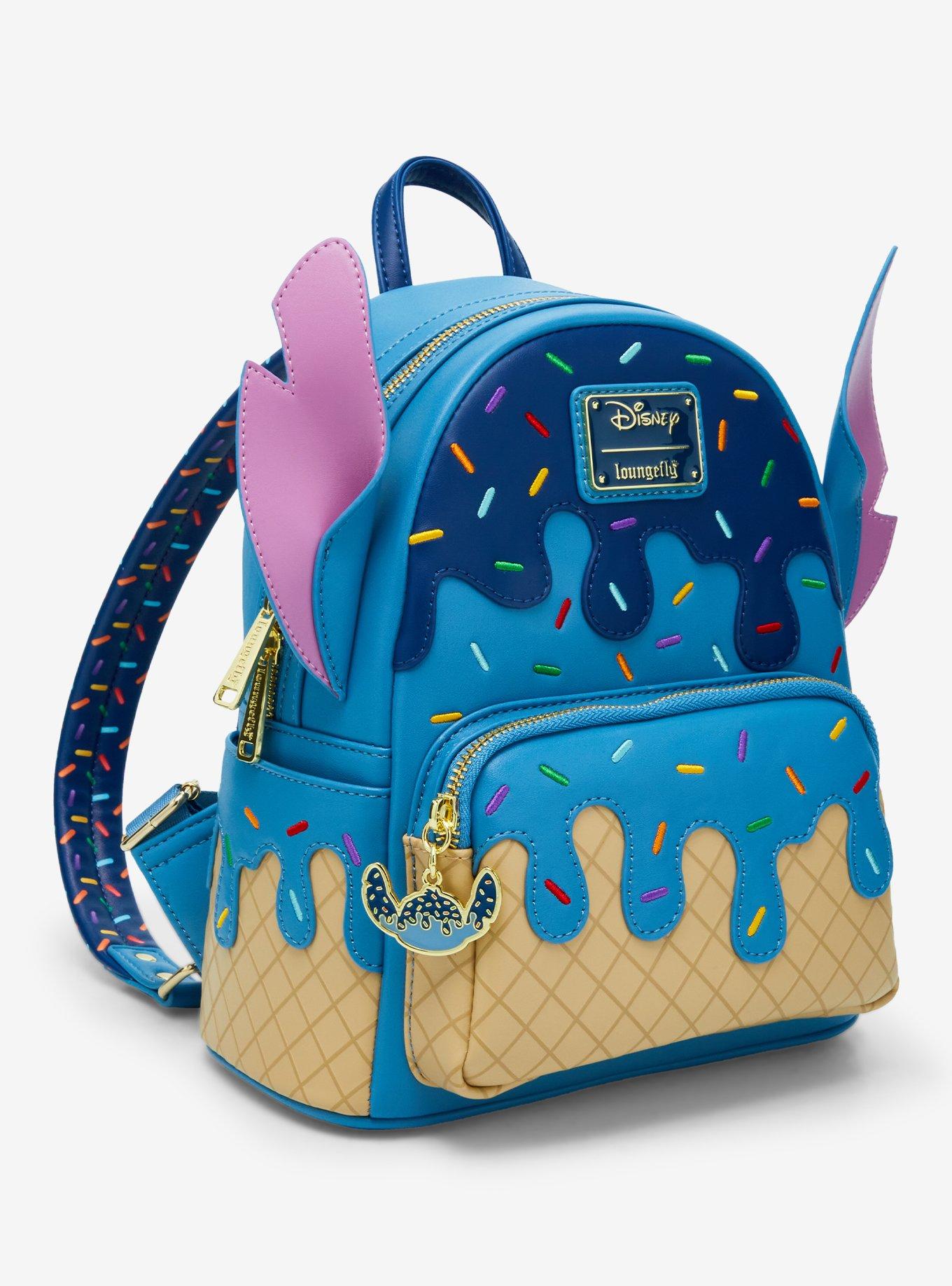 Loungefly Disney Lilo & Stitch Ice Cream Stitch Figural Mini Backpack - BoxLunch Exclusive, , hi-res