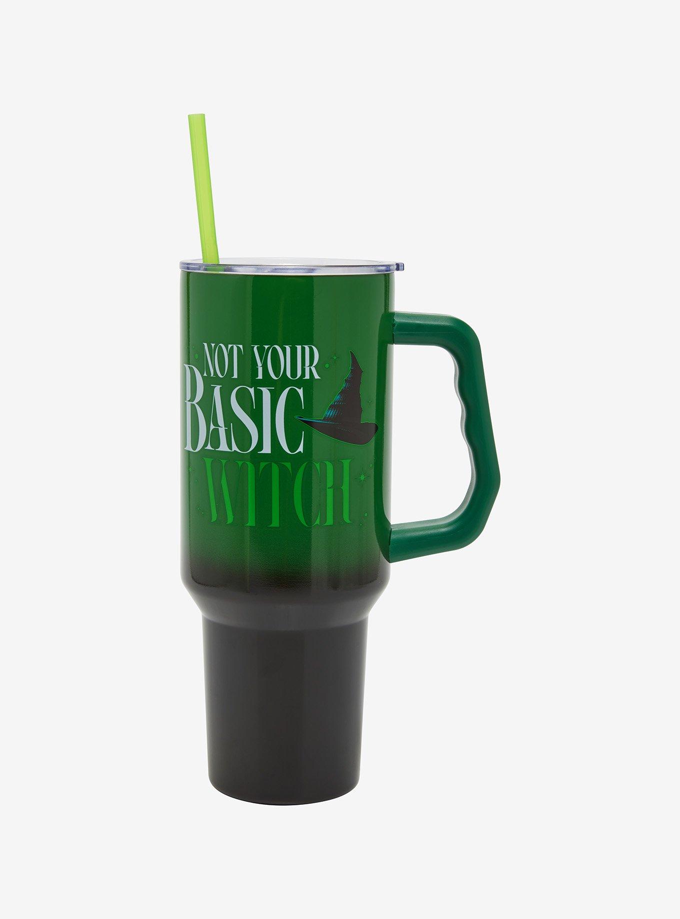 Wicked Elphaba Straw Tumbler with Handle, , hi-res