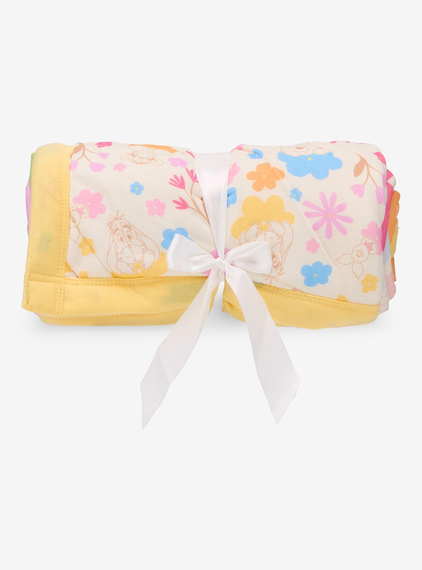 Disney Winnie the Pooh Floral Quilted Baby Blanket — BoxLunch Exclusive, , alternate