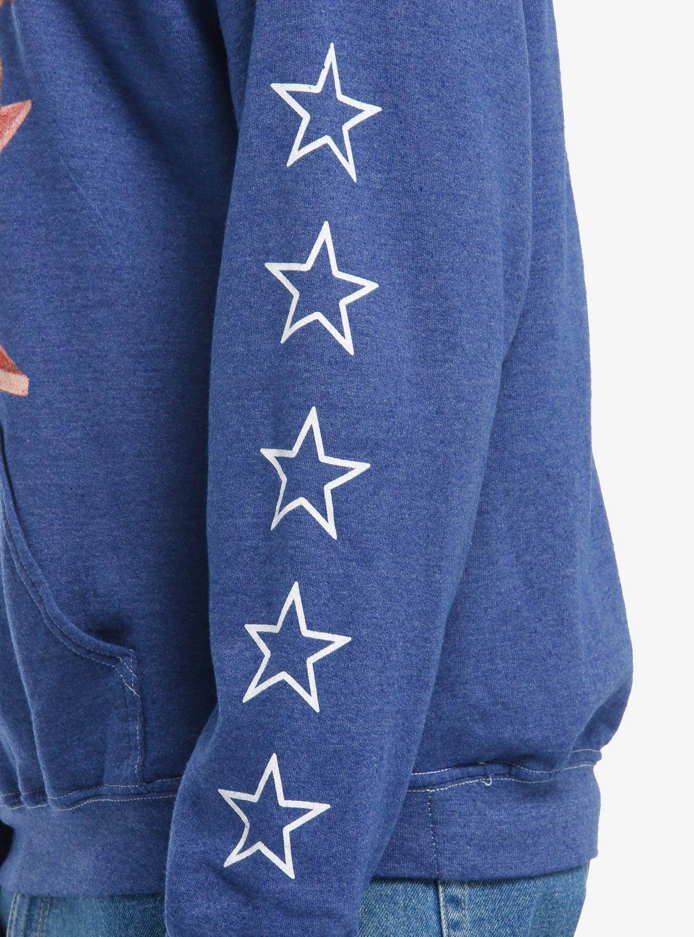 The Smashing Pumpkins Mellon Collie And The Infinite Sadness Blue Hoodie, BLUE, alternate
