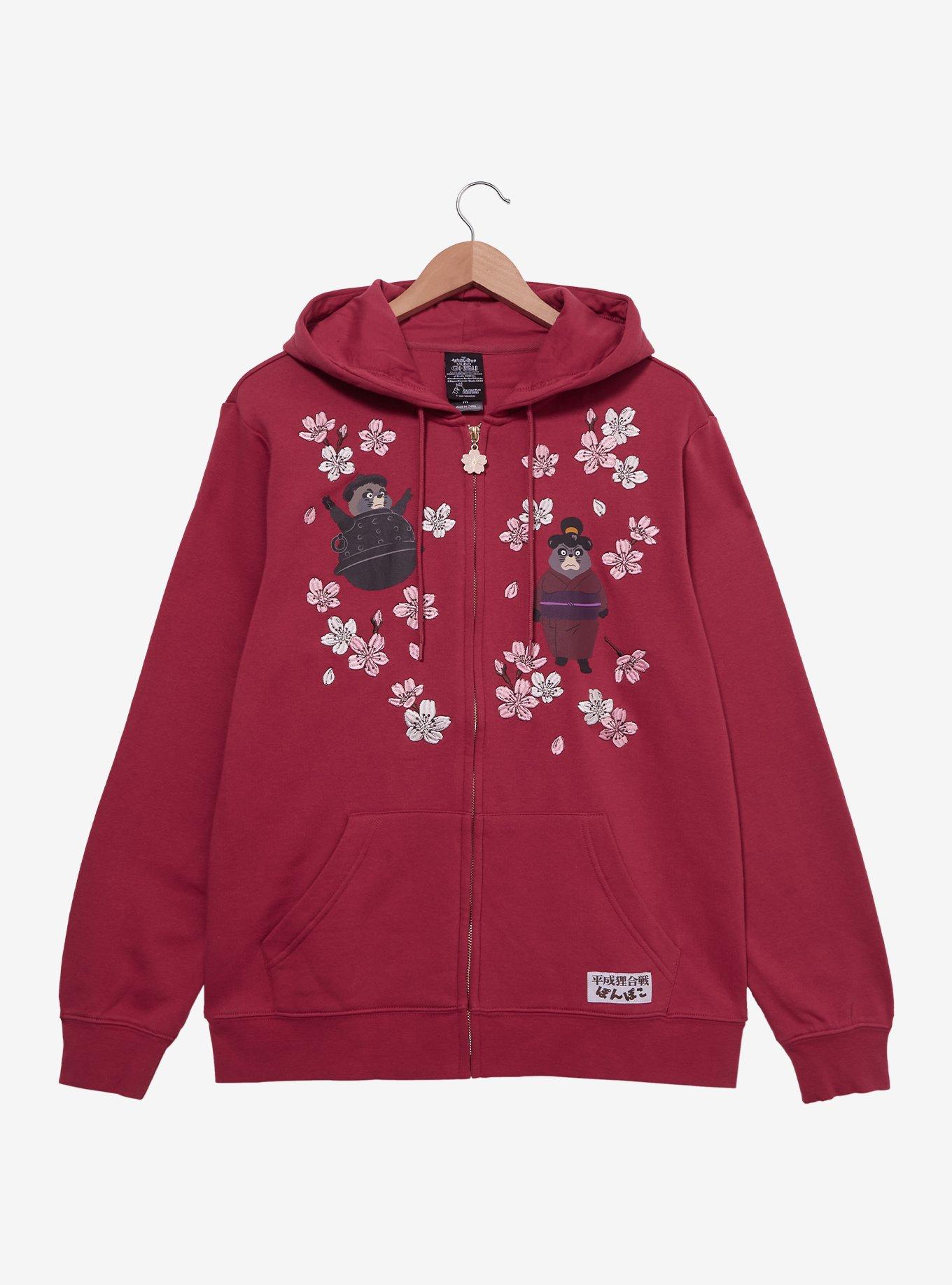 Her Universe Studio Ghibli® Pom Poko Cherry Blossom Zip Hoodie — BoxLunch Exclusive, , hi-res