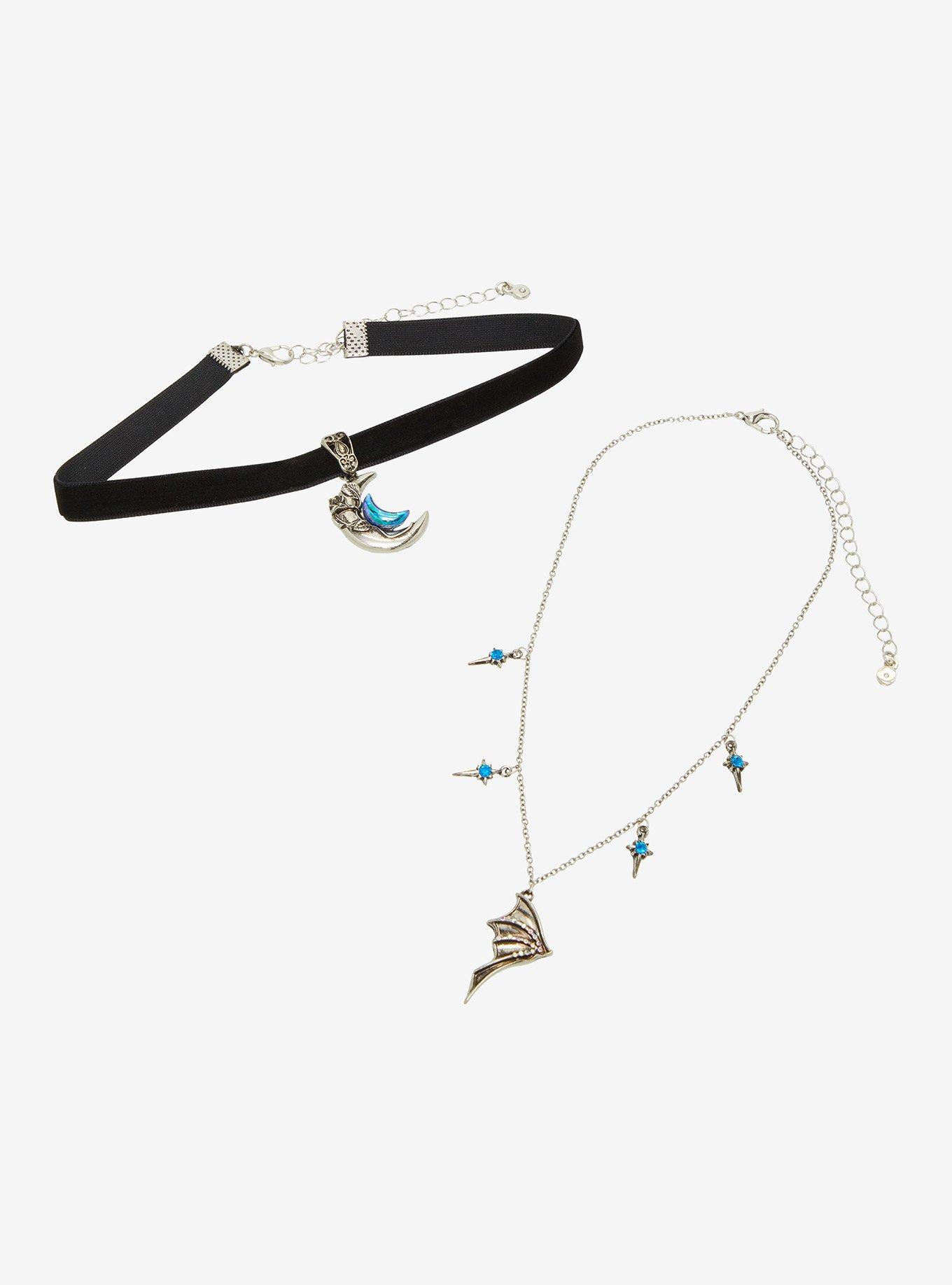 Thorn & Fable Blue Moon Wing Choker Set, , hi-res