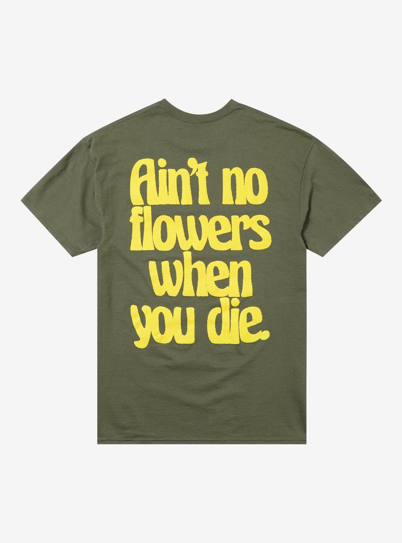 Militarie Gun Flowers Boyfriend Fit Girls T-Shirt, , hi-res