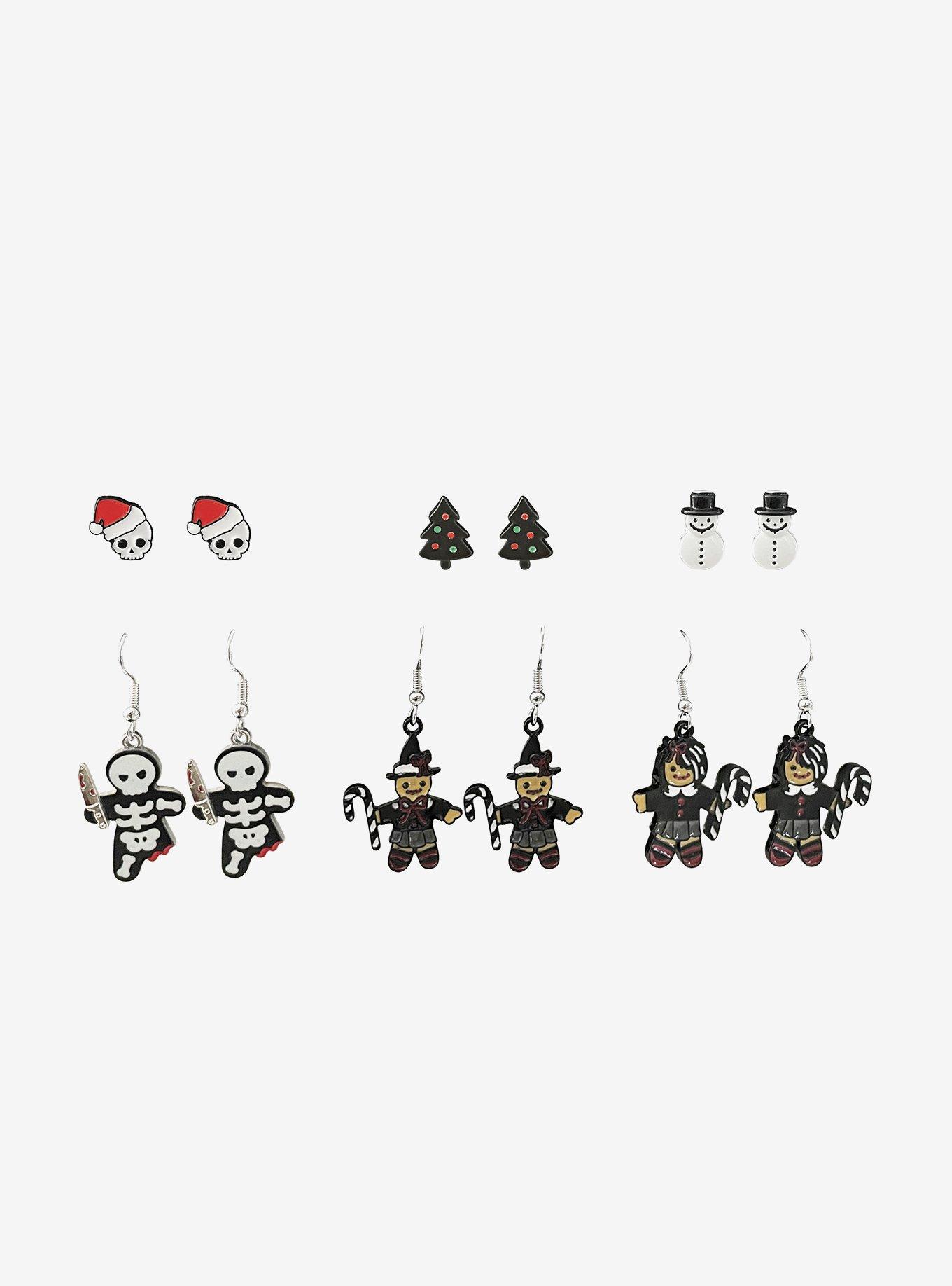 Goth Gingerbread Earring Set, , hi-res