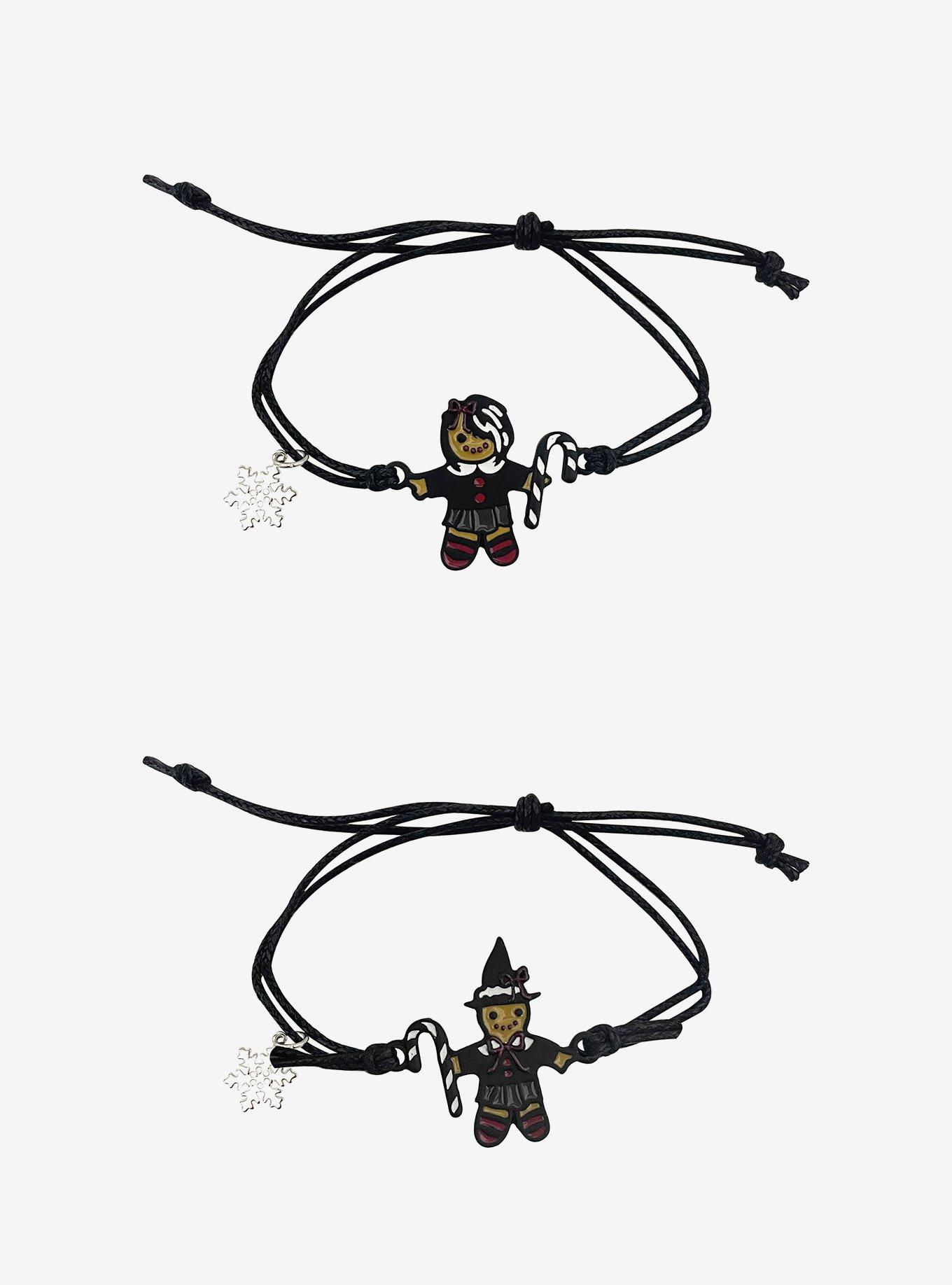 Goth Gingerbread People Best Friend Bracelet Set, , alternate