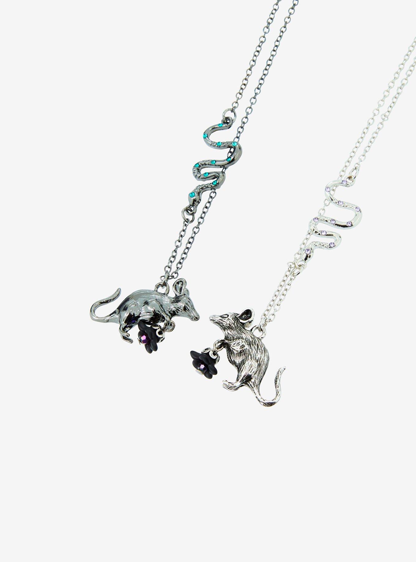Thorn & Fable Rat Snake Best Friend Necklace Set, , alternate
