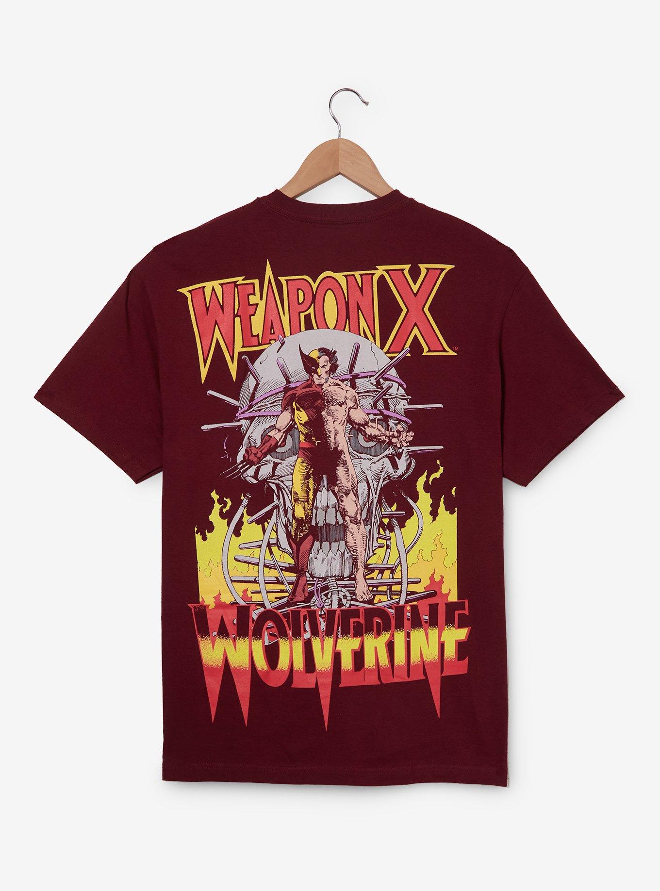 Marvel X-Men Wolverine Weapon X T-Shirt, OX BLOOD, alternate