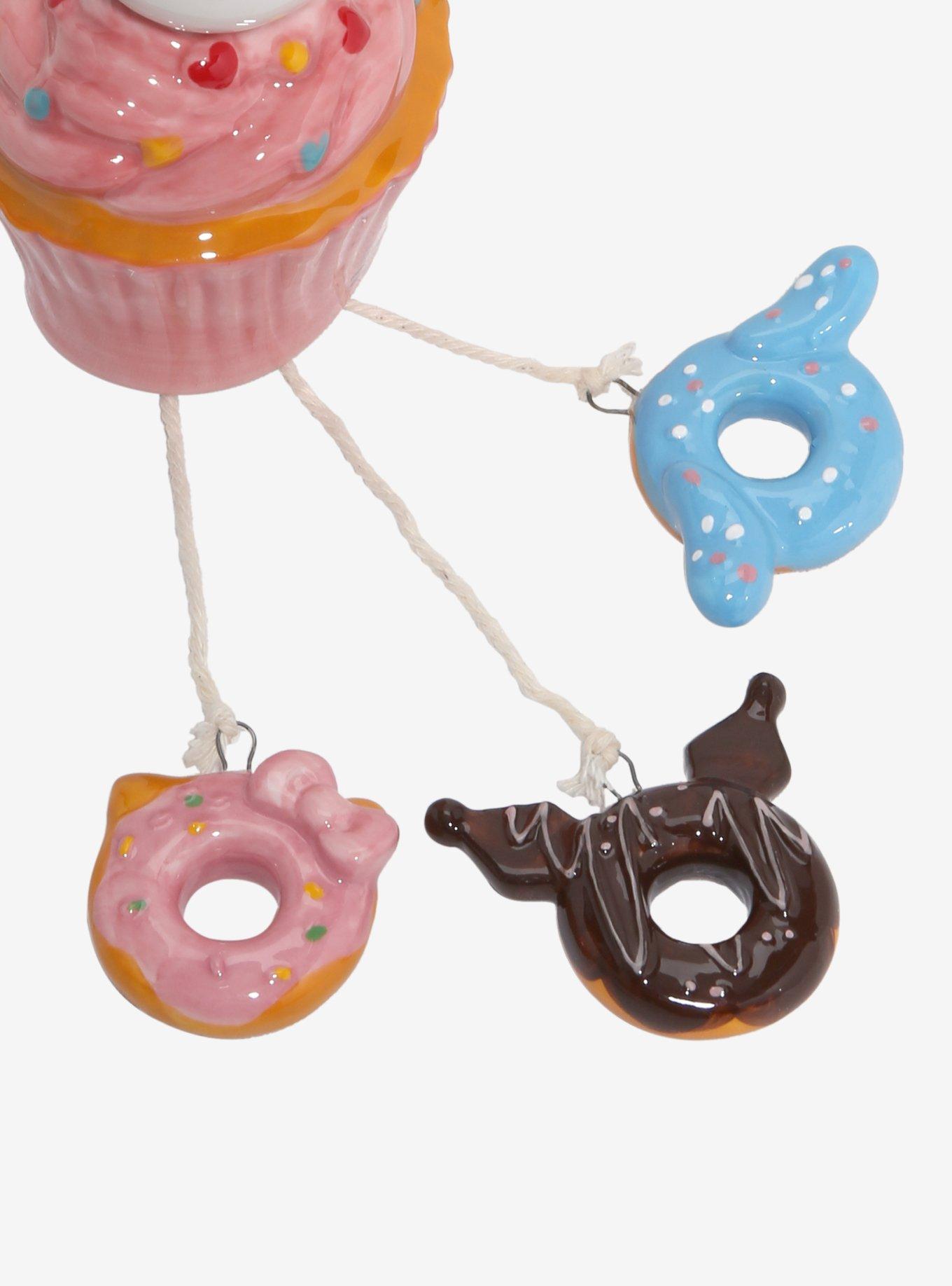 Blue Sky Hello Kitty Cupcake Hanging Chime