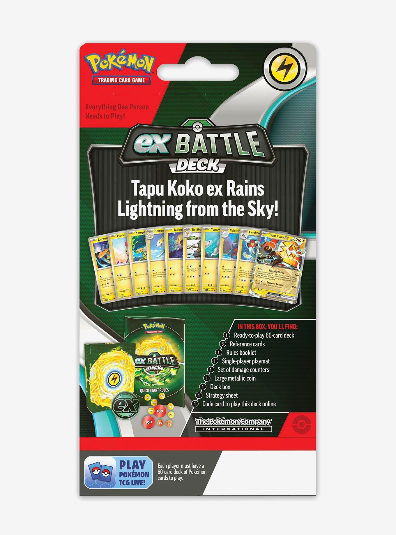 Pok&eacute;mon Trading Card Game Tapu Koko ex Battle Deck, , alternate