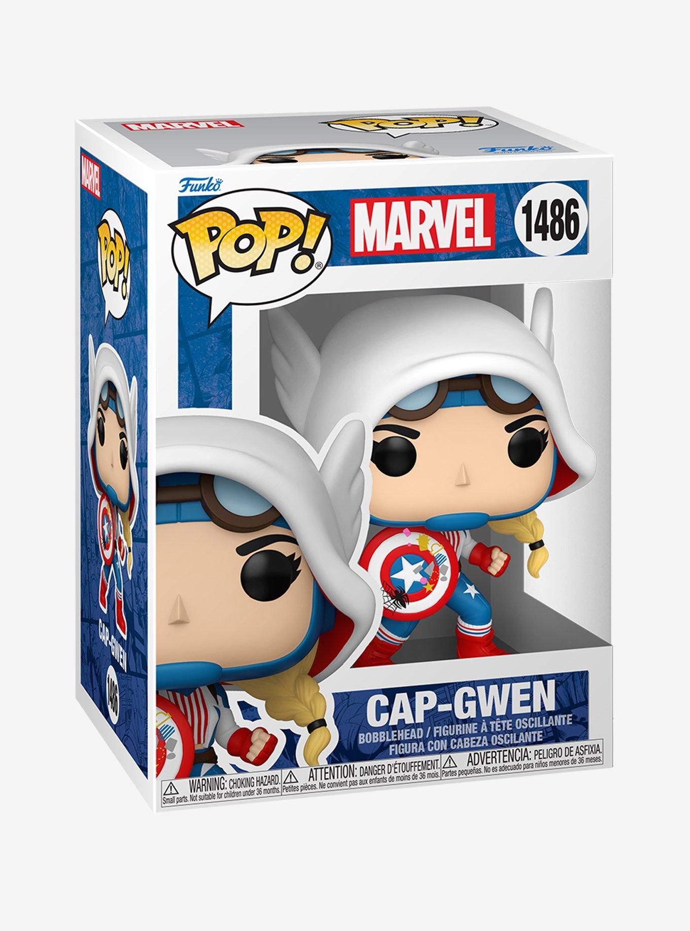 Funko Marvel Spider-Gwen: Gwenverse Pop! Cap-Gwen Vinyl Bobble-Head, , hi-res