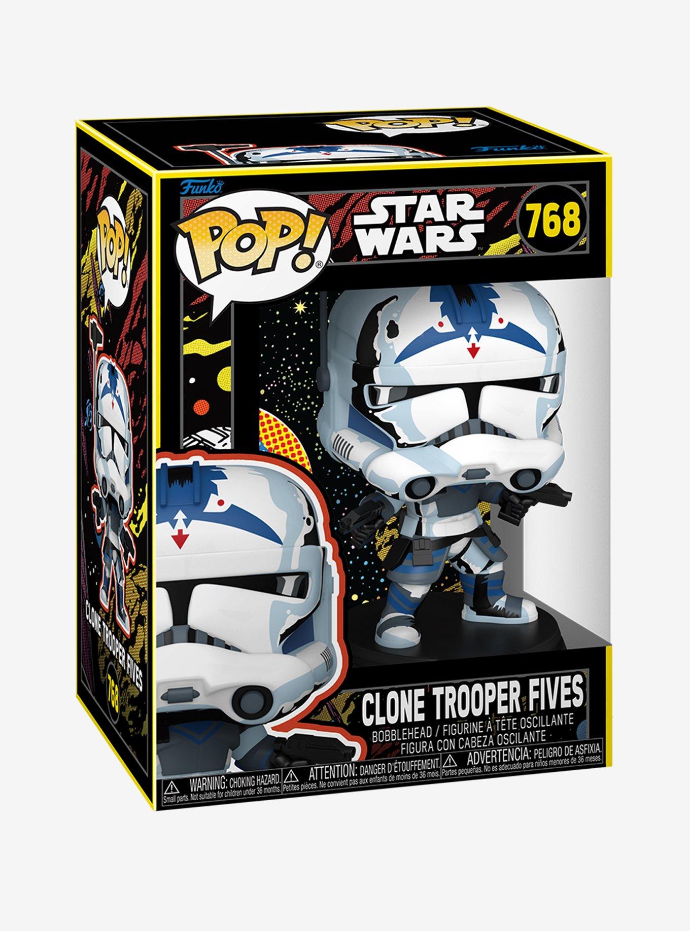 Funko Star Wars Pop! Clone Tripper Fives (Retro) Vinyl Bobble-Head, , alternate
