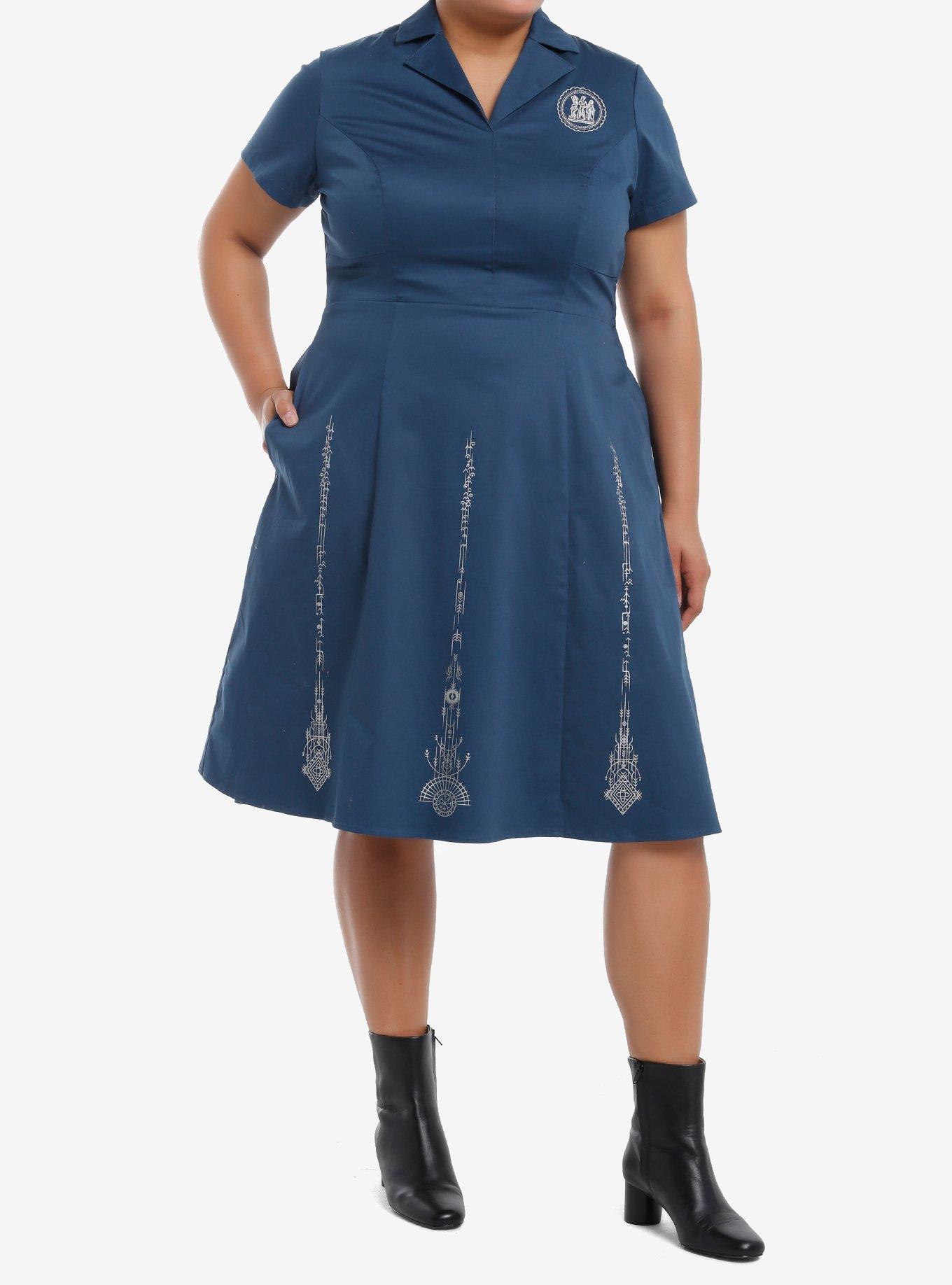 Her Universe Marvel Agatha All Along Agatha Retro Dress Plus Size Her Universe Exclusive, , hi-res