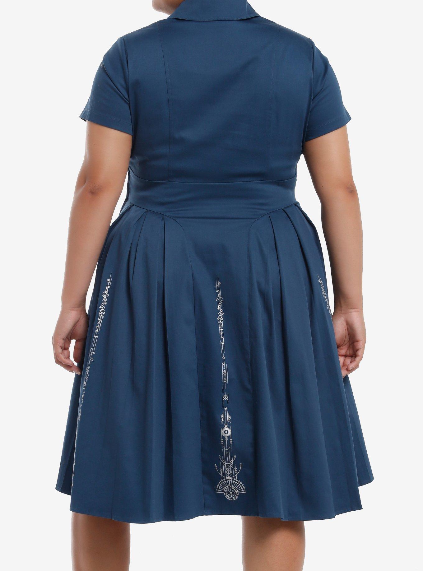 Her Universe Marvel Agatha All Along Agatha Retro Dress Plus Size Her Universe Exclusive, MULTI, alternate