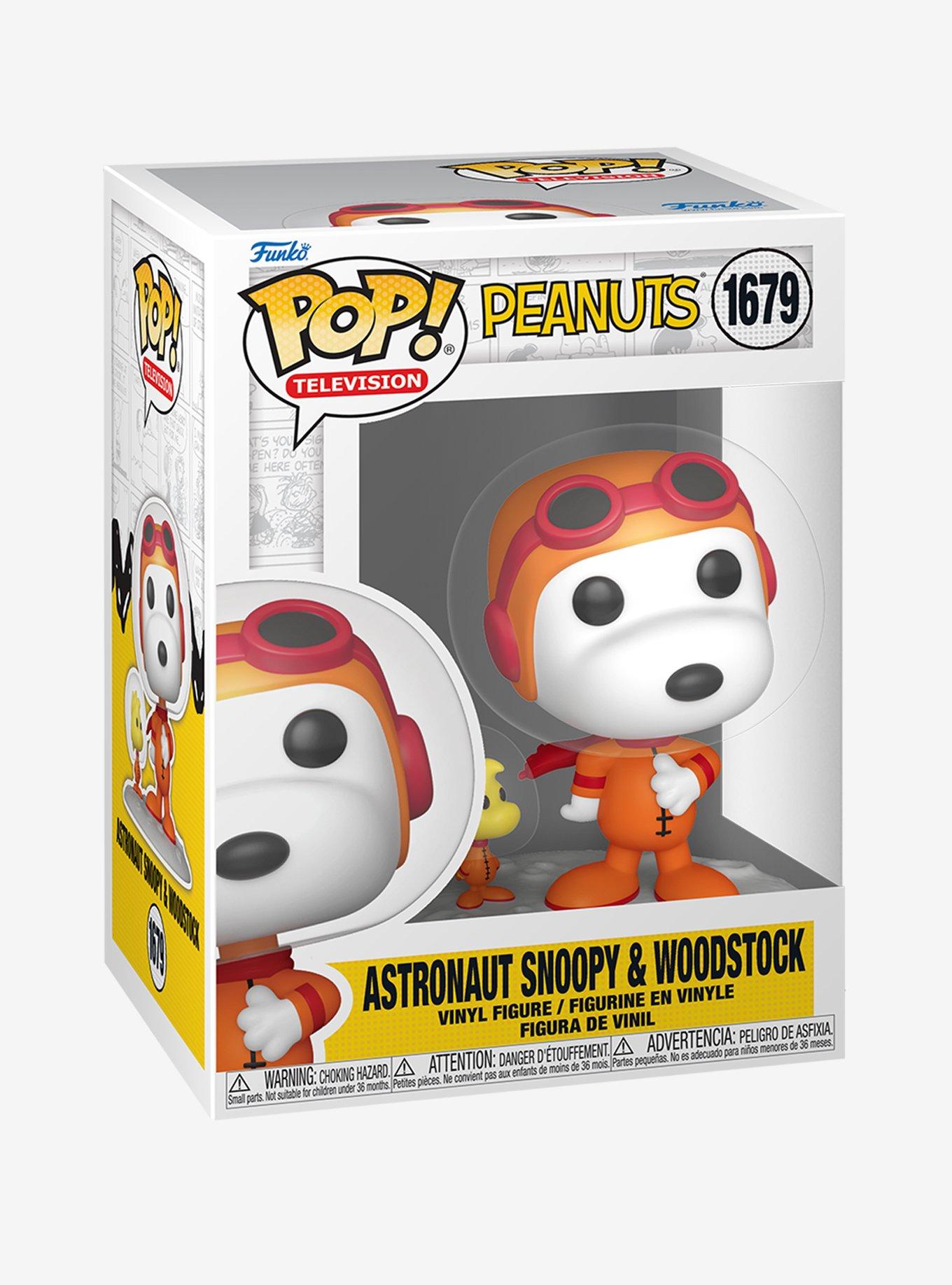 Funko Peanuts Pop! Television Astronaut Snoopy & Woodstock Vinyl Figure Set, , hi-res