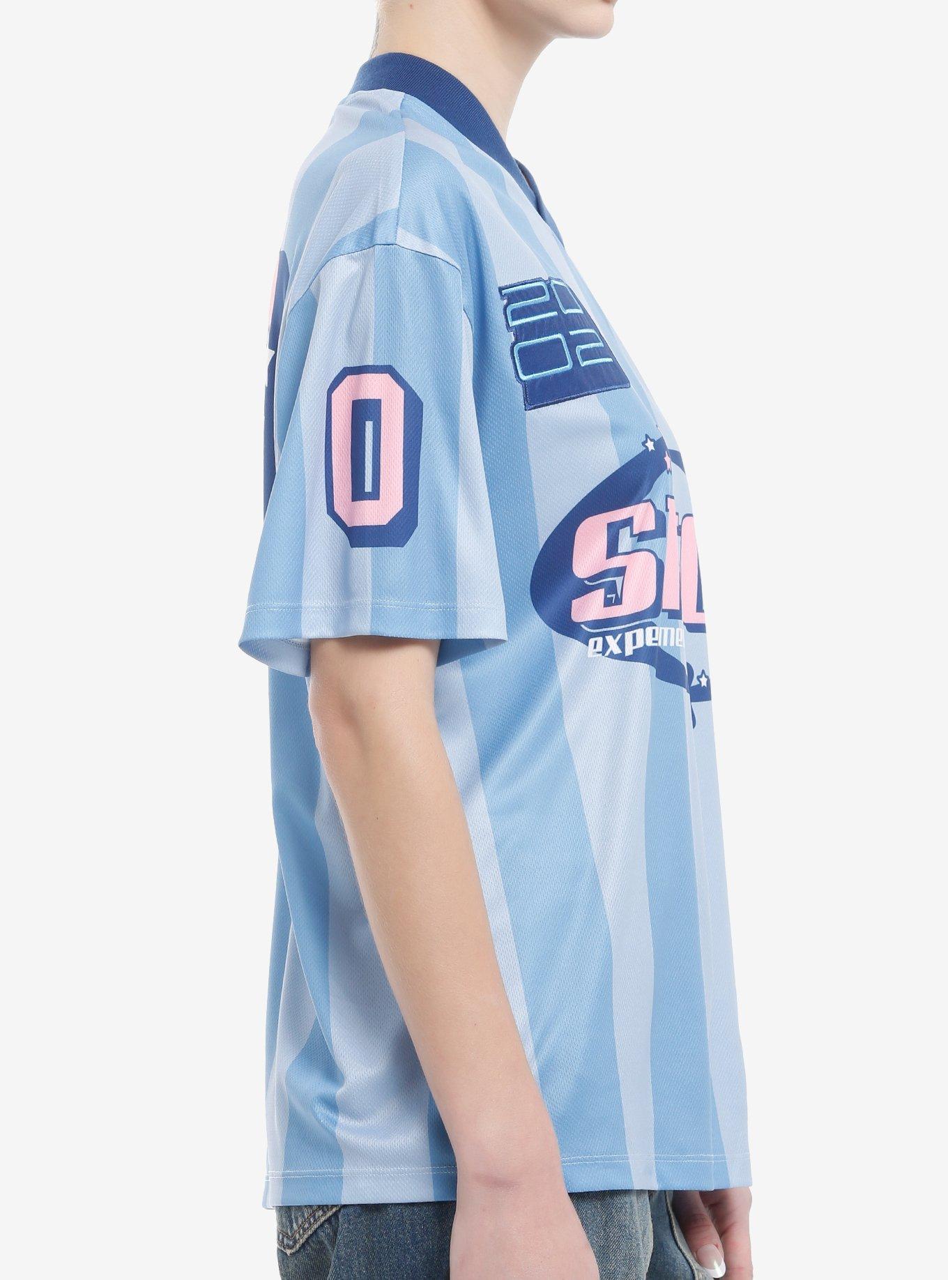 Disney Stitch Blue Girls Soccer Jersey, MULTI, alternate