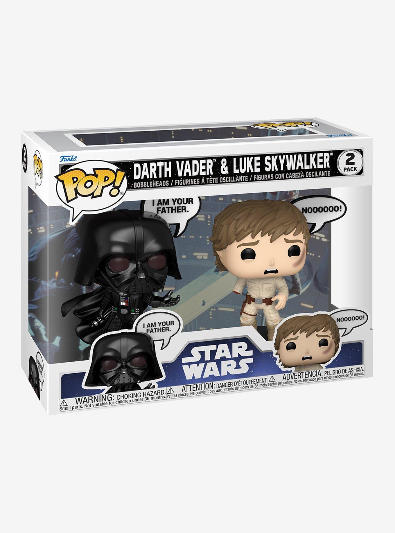 Funko Star Wars Pop! Sayings Darth Vader & Luke Skywalker Vinyl Bobble-Head Set, , alternate