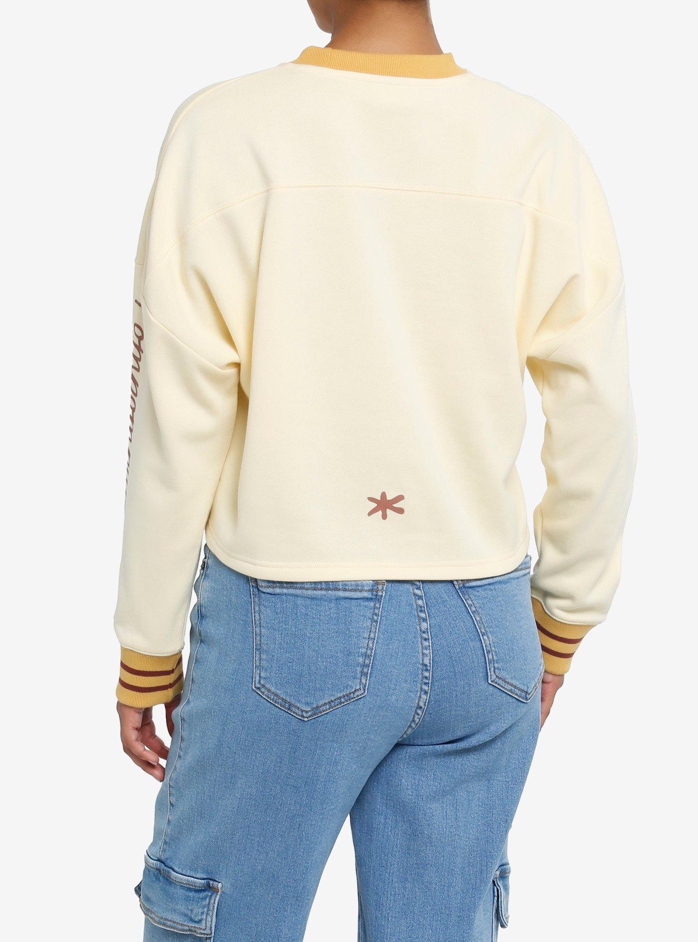 Pompompurin Varsity Girls Crop Sweatshirt, MULTI, alternate