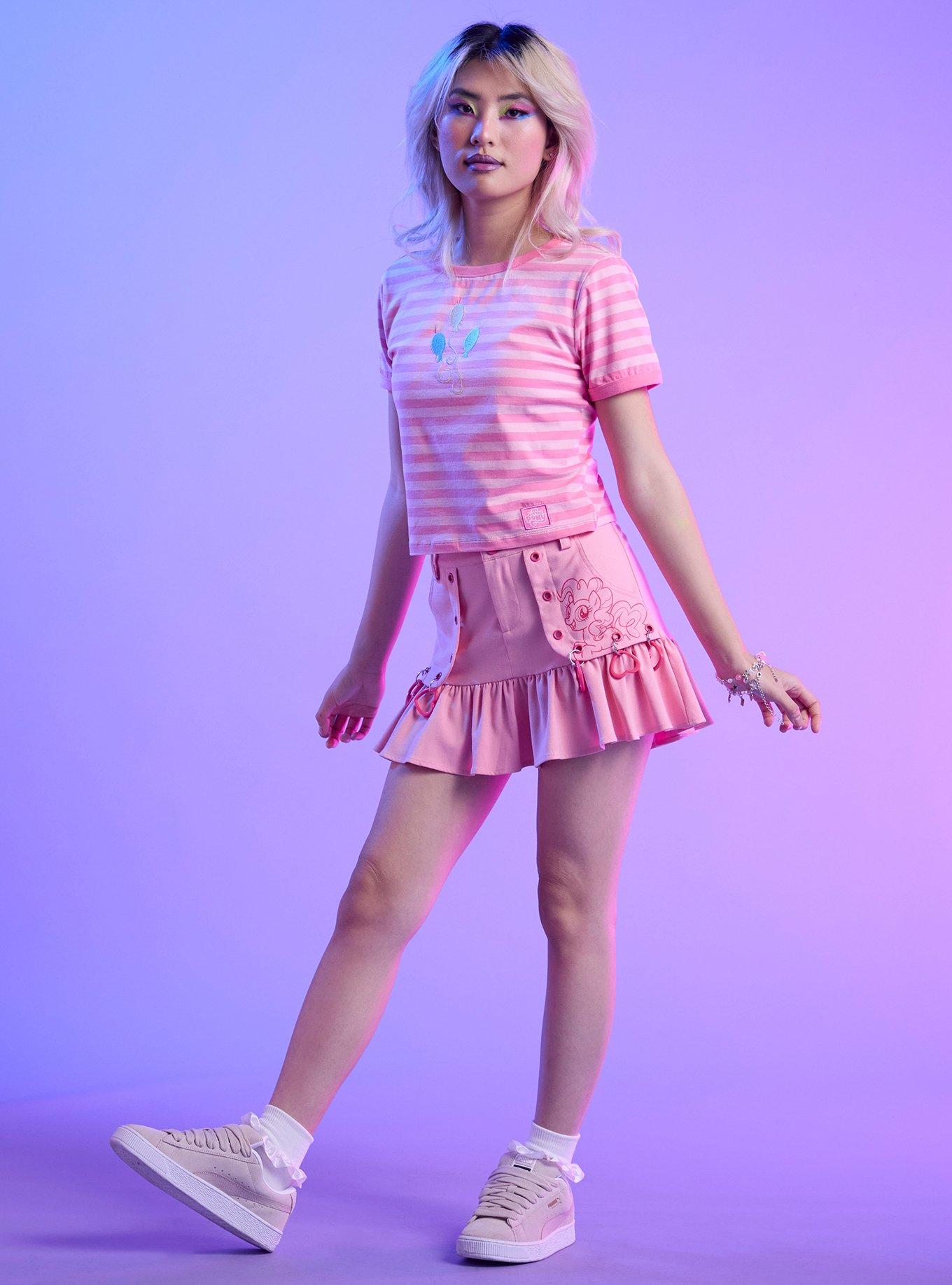 My Little Pony Pinkie Pie Heart Hardware Mini Skirt, MULTI, alternate