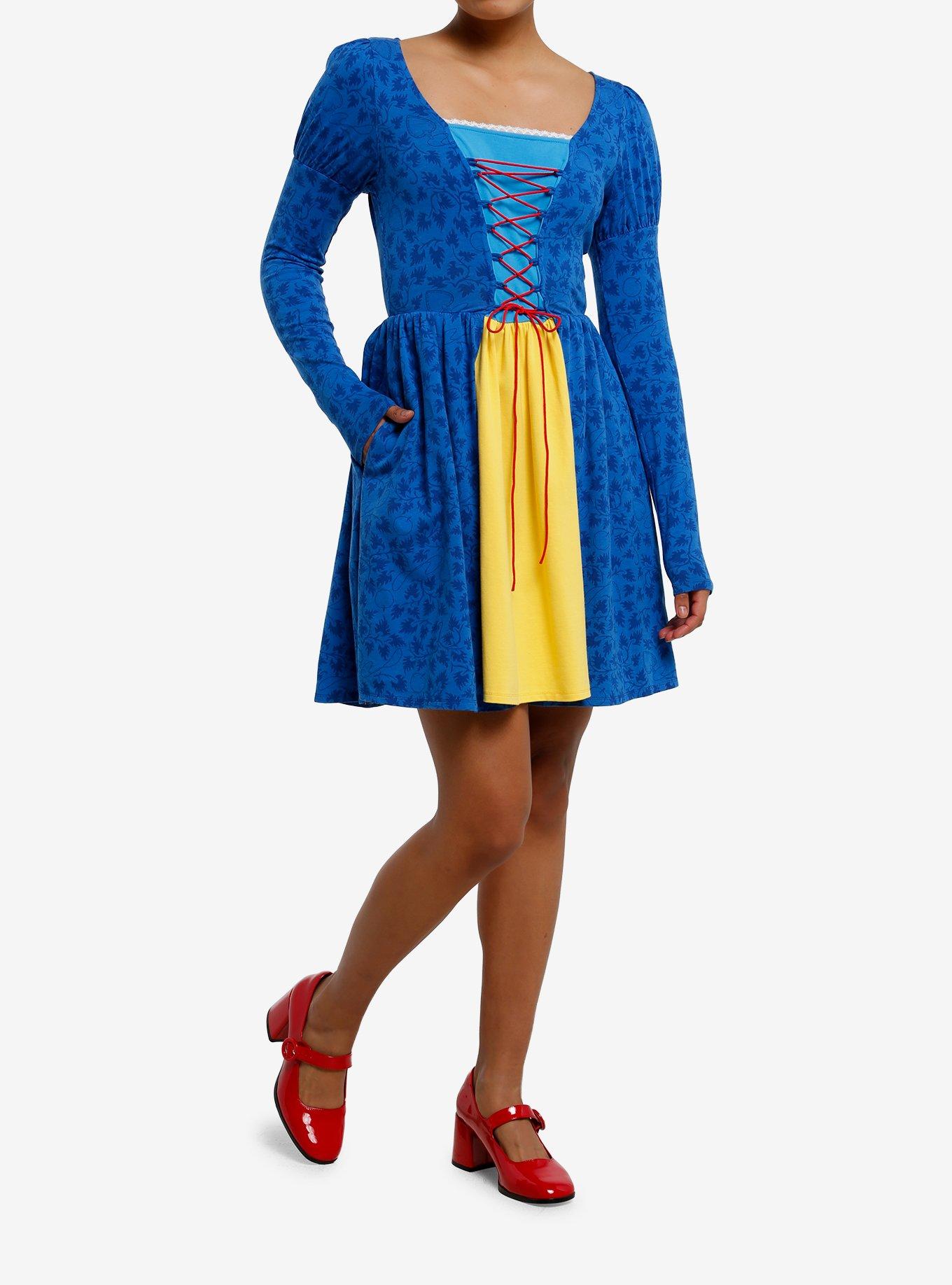 Disney Snow White Long-Sleeve Dress, , hi-res