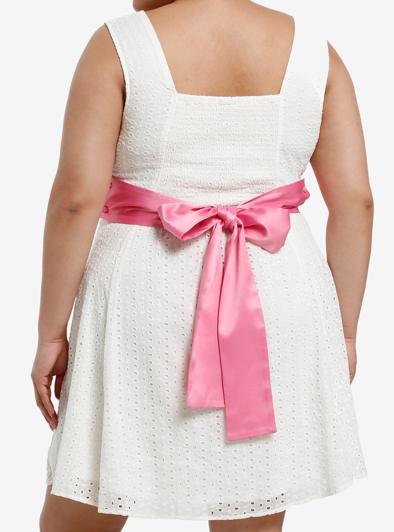 Her Universe Disney The Aristocats Marie Eyelet Lace Dress Plus Size, PINK, alternate