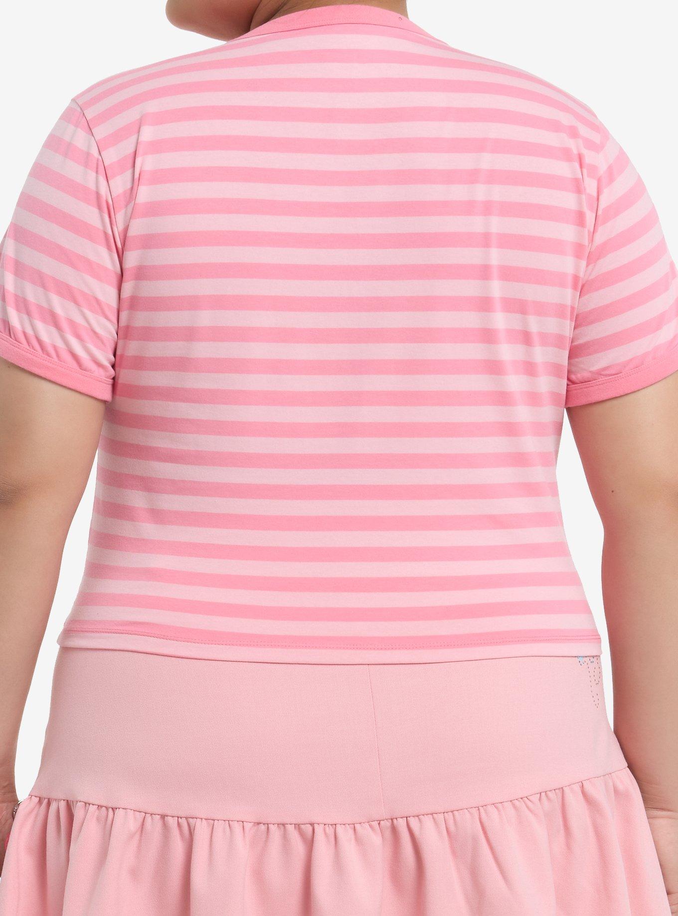 My Little Pony Pinkie Pie Cutie Mark Girls Ringer Baby T-Shirt Plus Size, PINK, alternate
