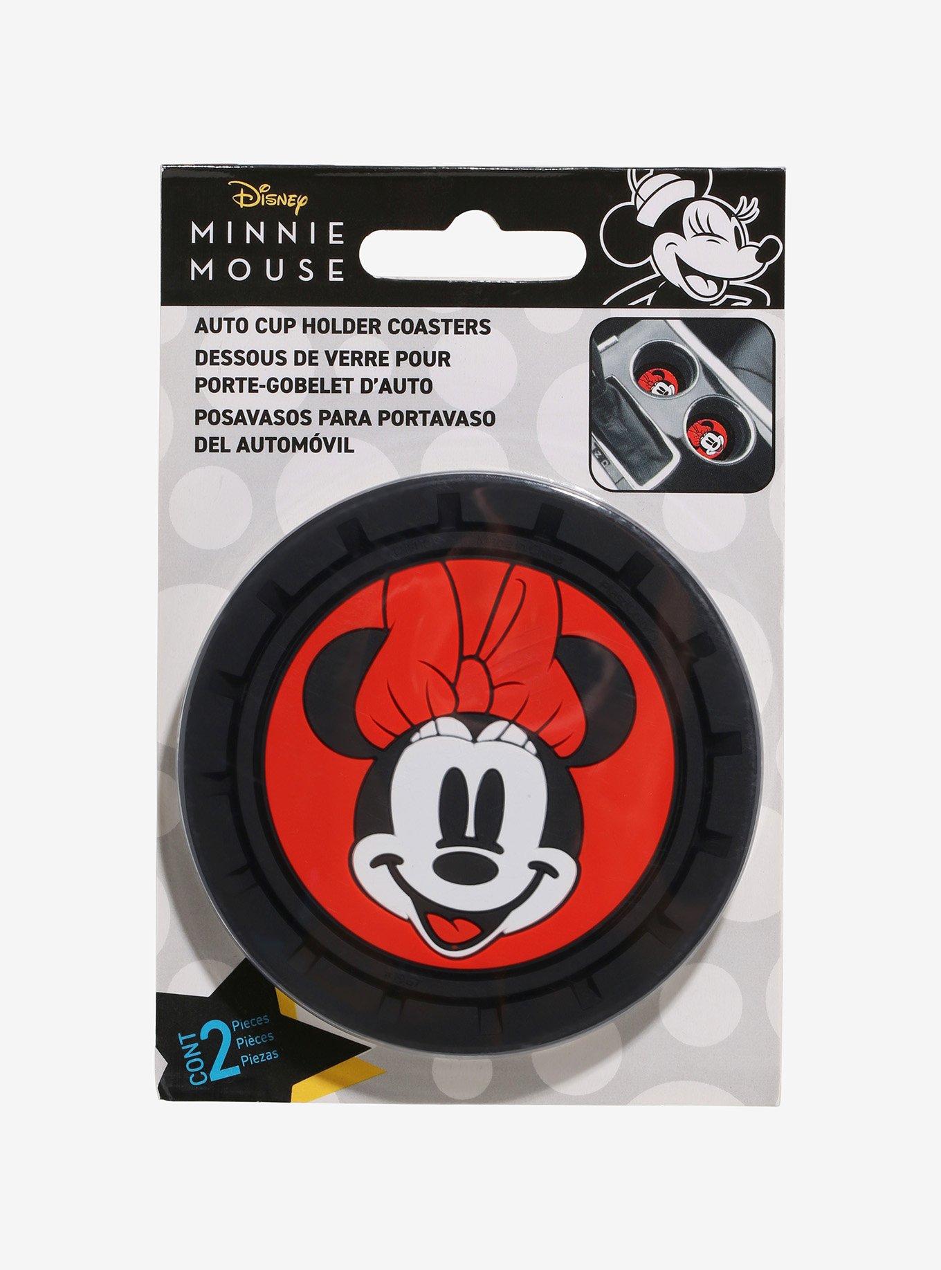 Disney Minnie Mouse Face Car Coaster Set, , hi-res