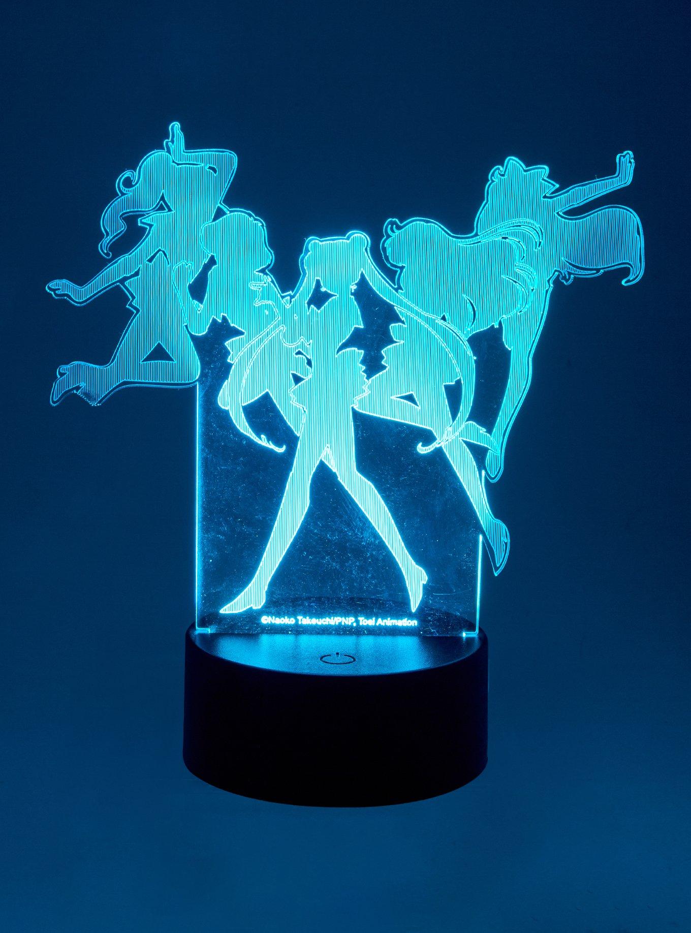 Sailor Moon Sailor Guardians Silhouette LED Lamp, , alternate