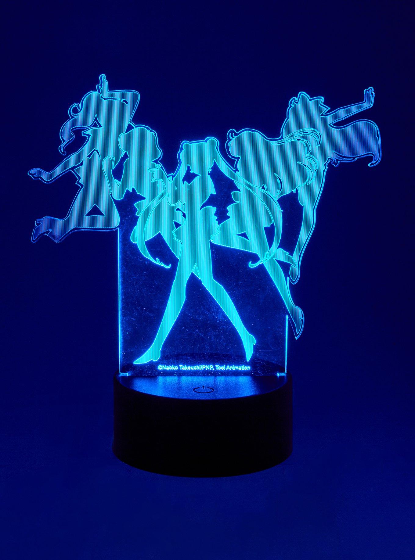 Sailor Moon Sailor Guardians Silhouette LED Lamp, , alternate