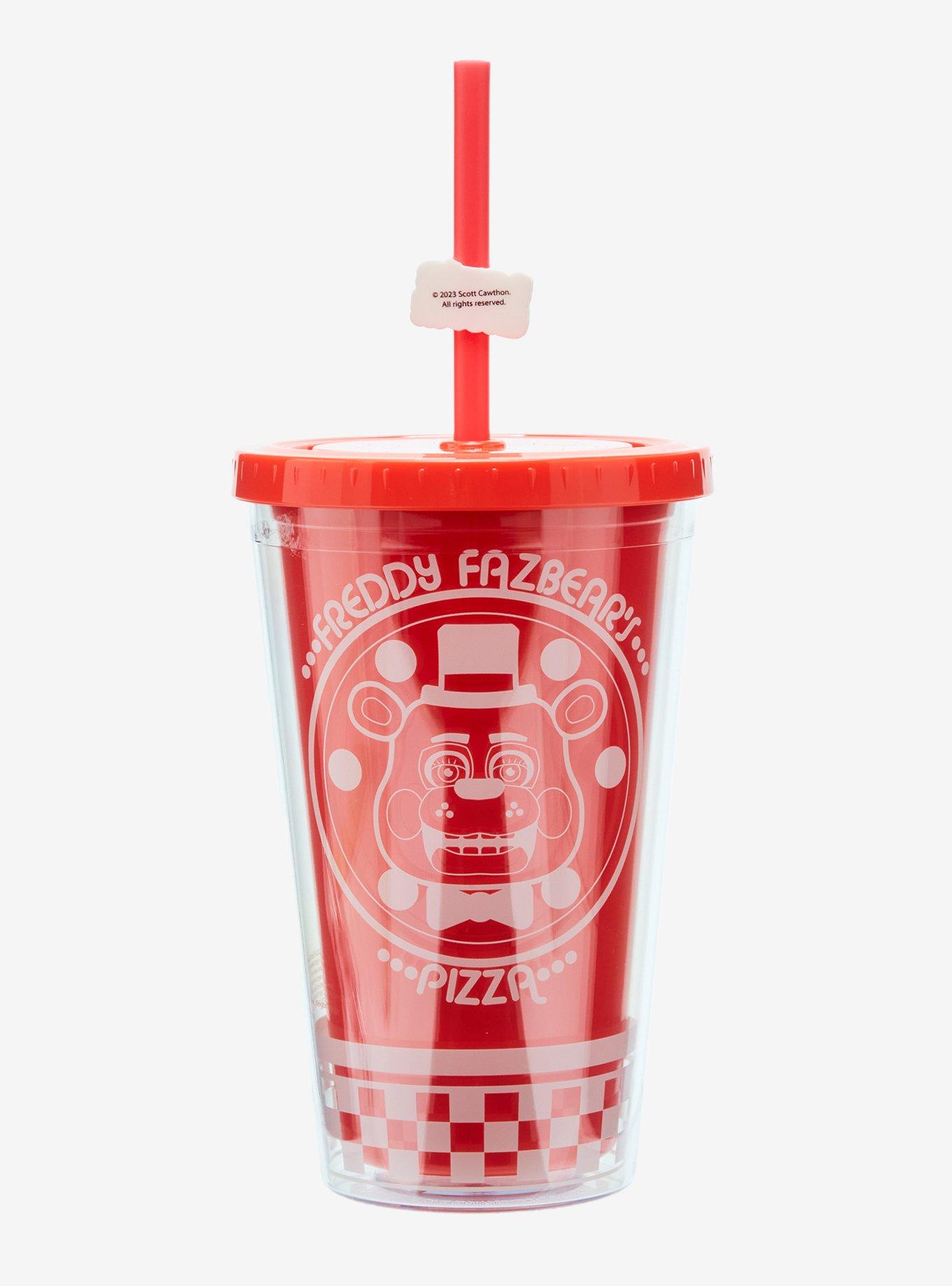 Five Nights at Freddy's Let's Eat Carnival Cup with Straw Charm, , hi-res