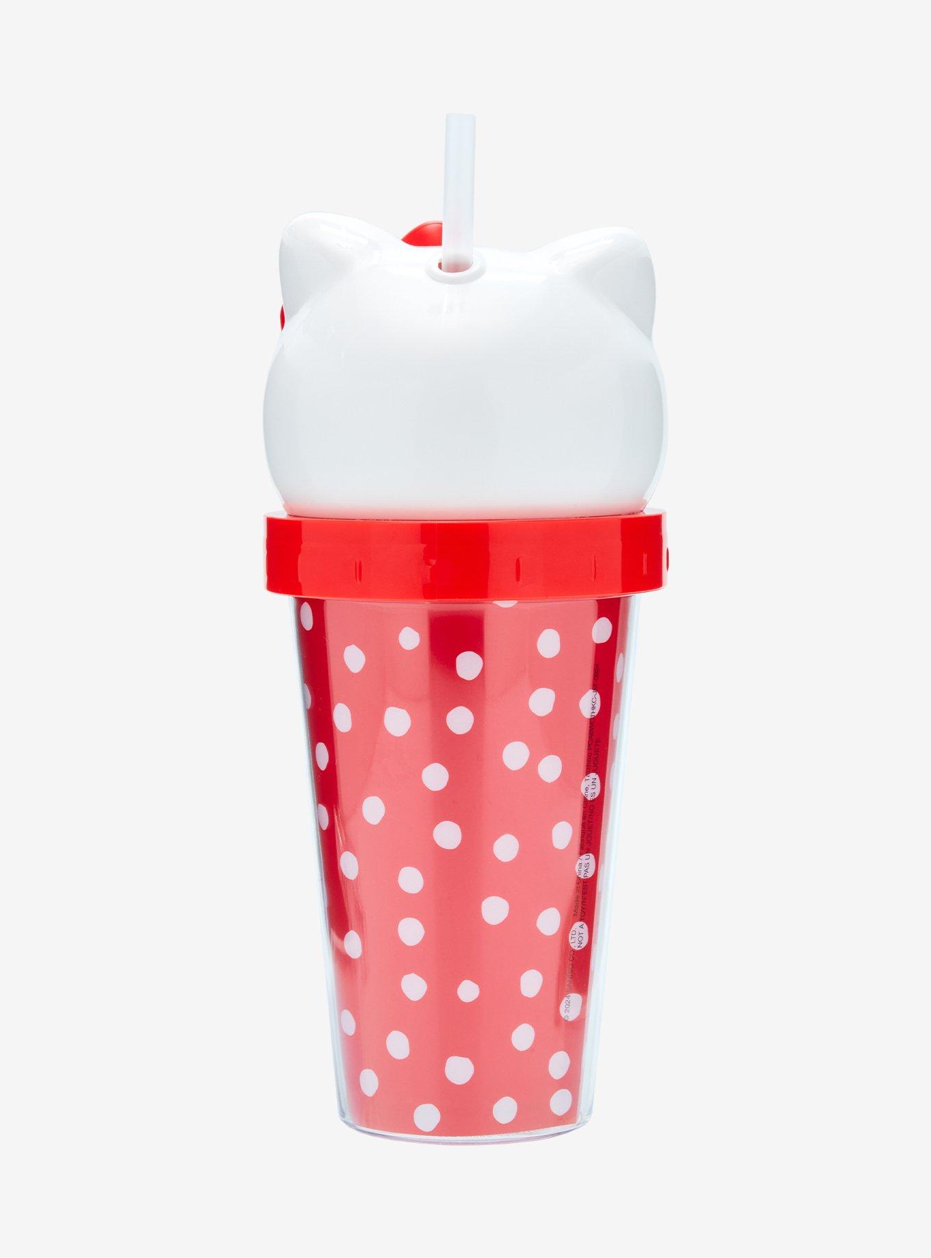Sanrio Hello Kitty Polka Dot Figural Carnival Cup with Straw, , alternate