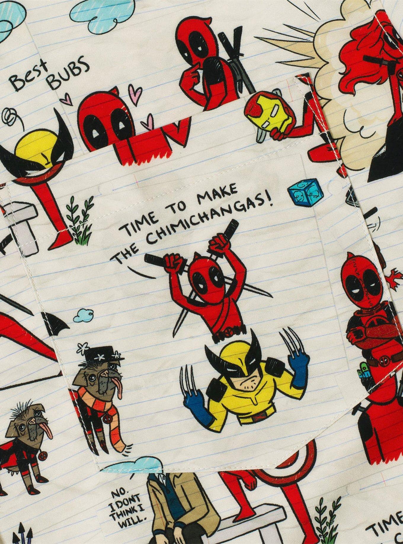 RSVLTS x Deadpool & Wolverine Wade's World Button-Up Shirt, MULTI, alternate