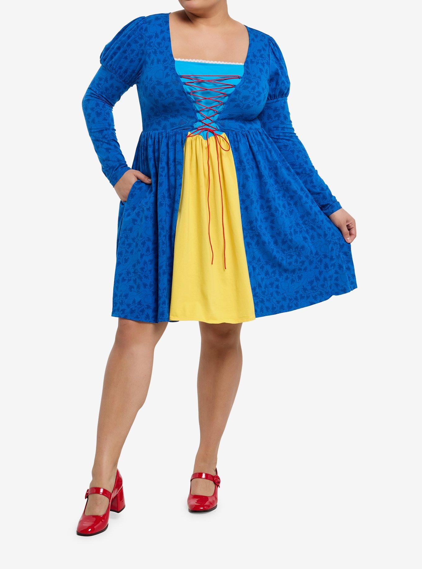 Her Universe Disney Snow White Long-Sleeve Dress Plus Size, , hi-res