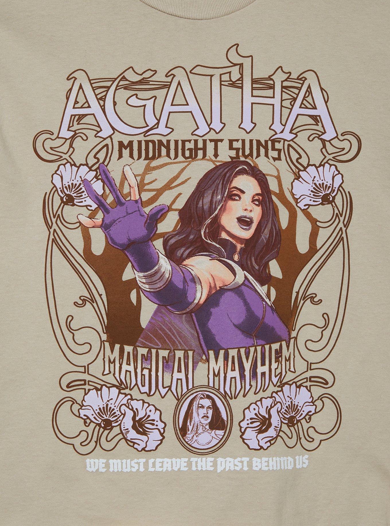 Marvel Agatha Magical Mayhem Portrait Cropped Women's T-Shirt - BoxLunch Exclusive, , alternate