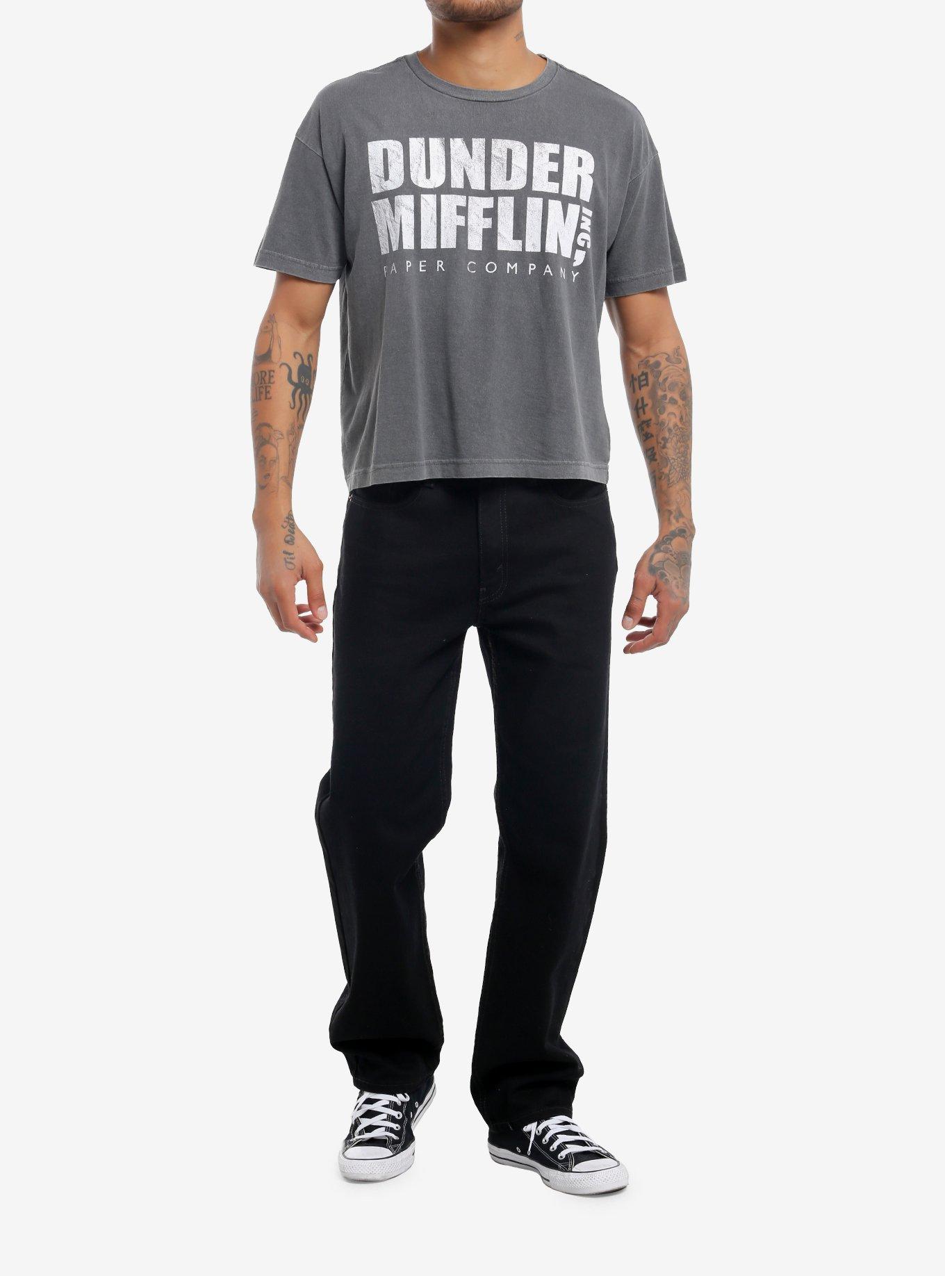 The Office Dunder Mifflin Faux Faded T-Shirt, , hi-res