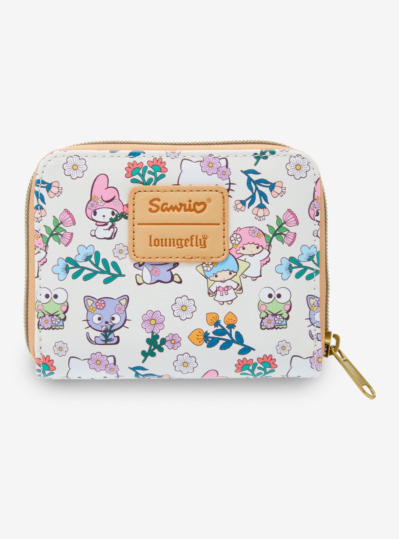 Loungefly Hello Kitty And Friends Floral Mini Zipper Wallet, , alternate