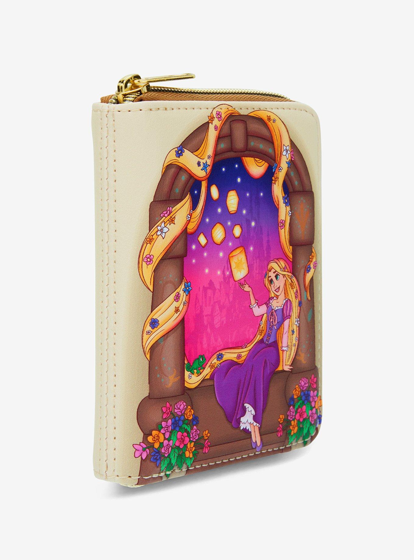 Loungefly Disney Tangled Rapunzel Lantern Window Mini Zipper Wallet, , hi-res