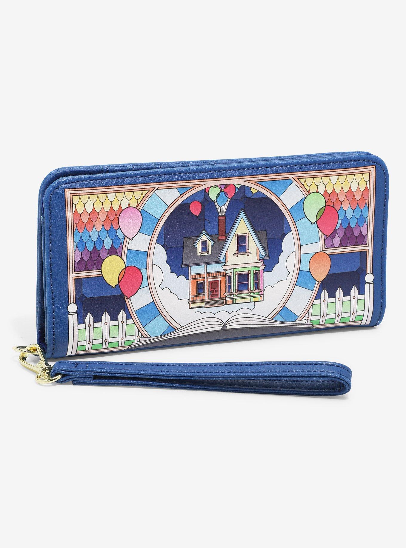 Loungefly Disney Pixar Up House Stained Glass Tech Wallet, , hi-res