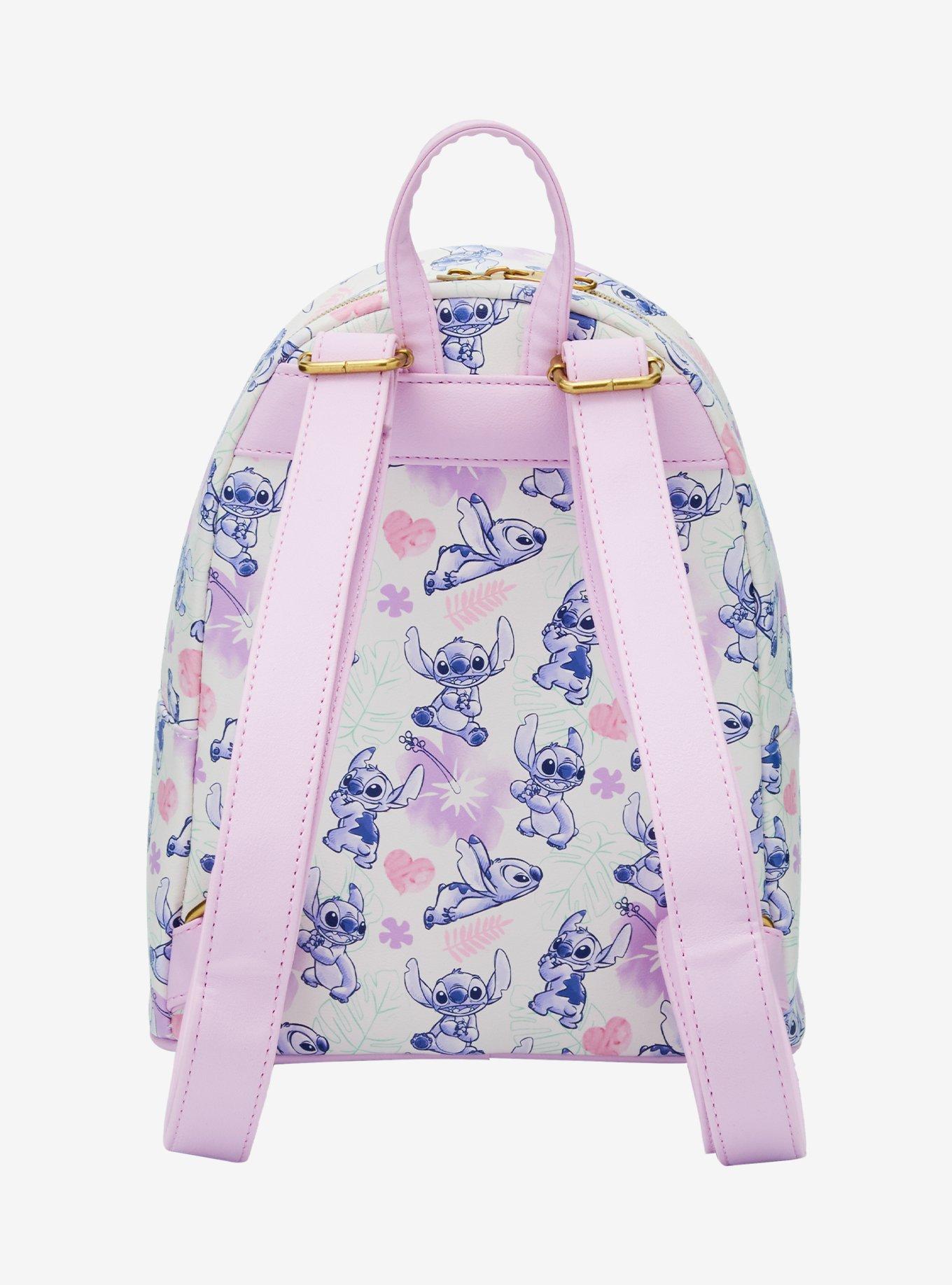 Loungefly Disney Stitch Tropical Heart Pastel Mini Backpack