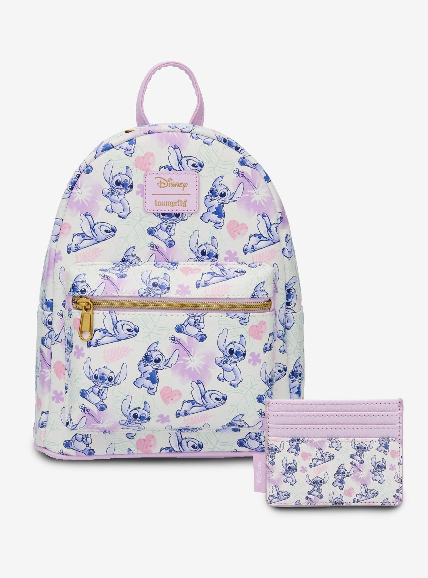 Loungefly Disney Stitch Tropical Heart Pastel Mini Backpack
