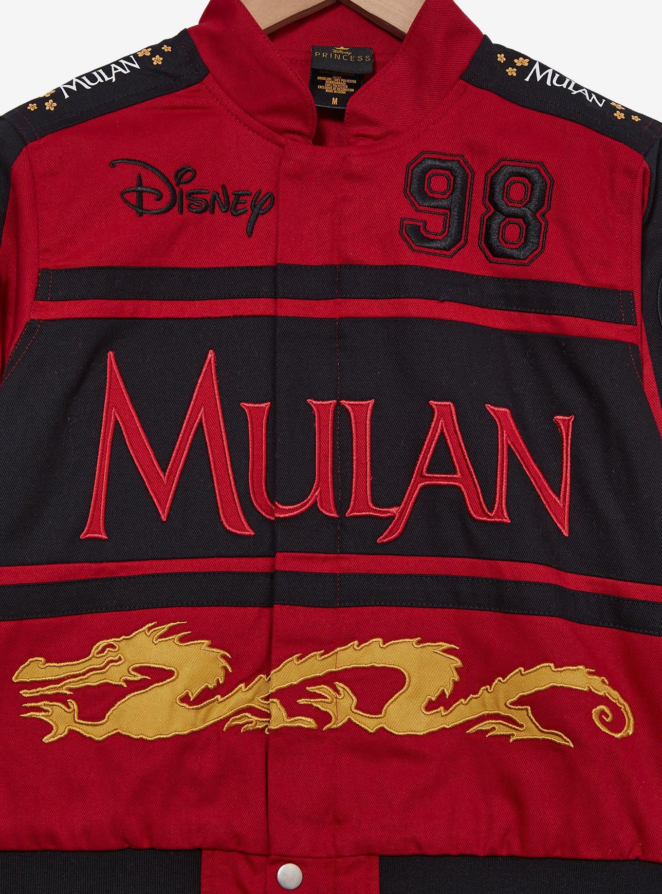 Disney Mulan Mushu Women's Cropped Moto Jacket — BoxLunch Exclusive, , hi-res