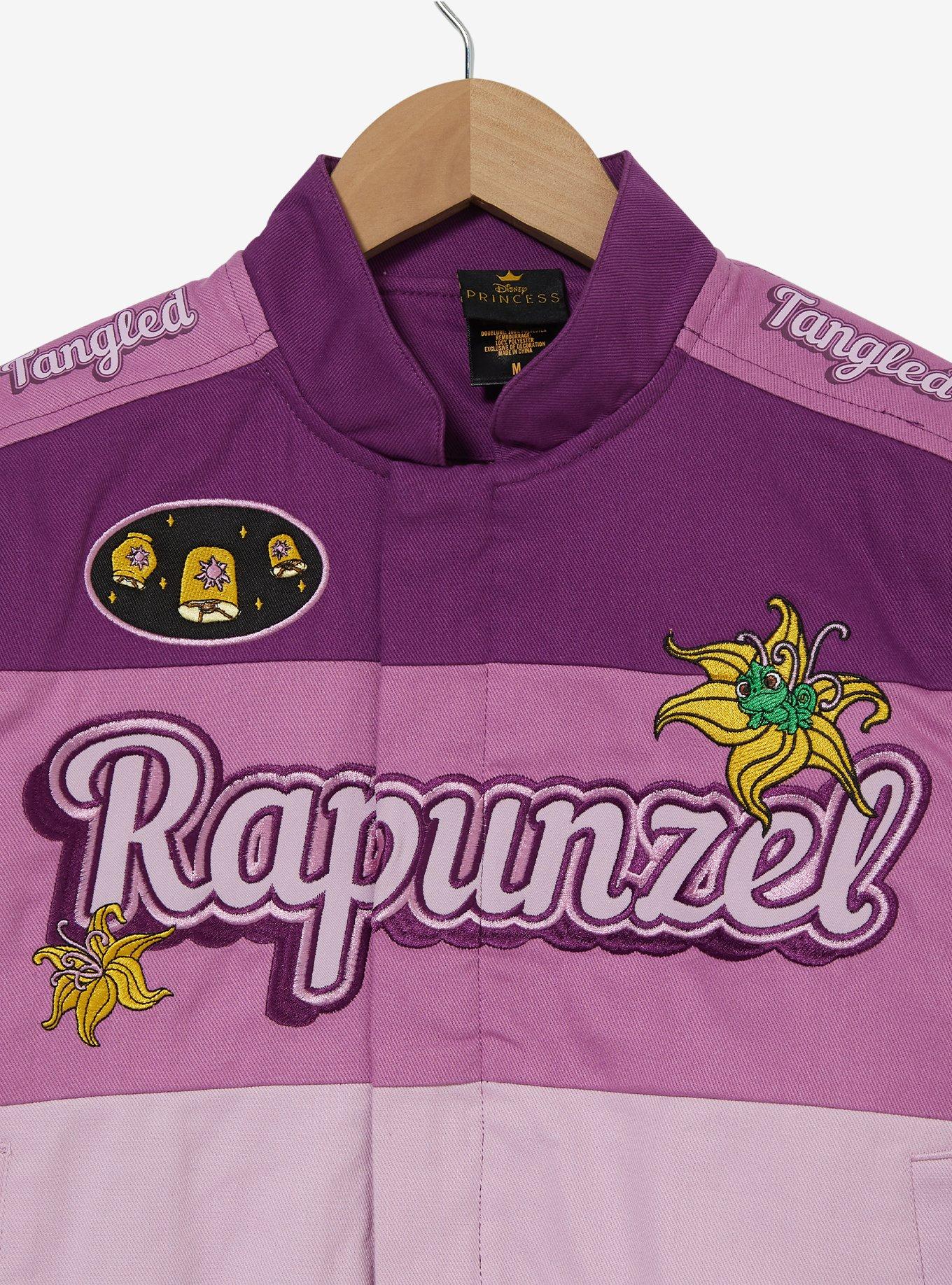 Disney Tangled Rapunzel Women's Plus Size Cropped Moto Jacket — BoxLunch Exclusive, , hi-res