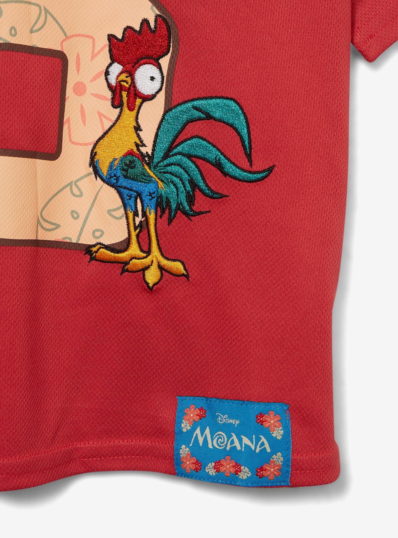 Disney Moana Hei Hei Women's Cropped Football Jersey &mdash; BoxLunch Exclusive, , hi-res