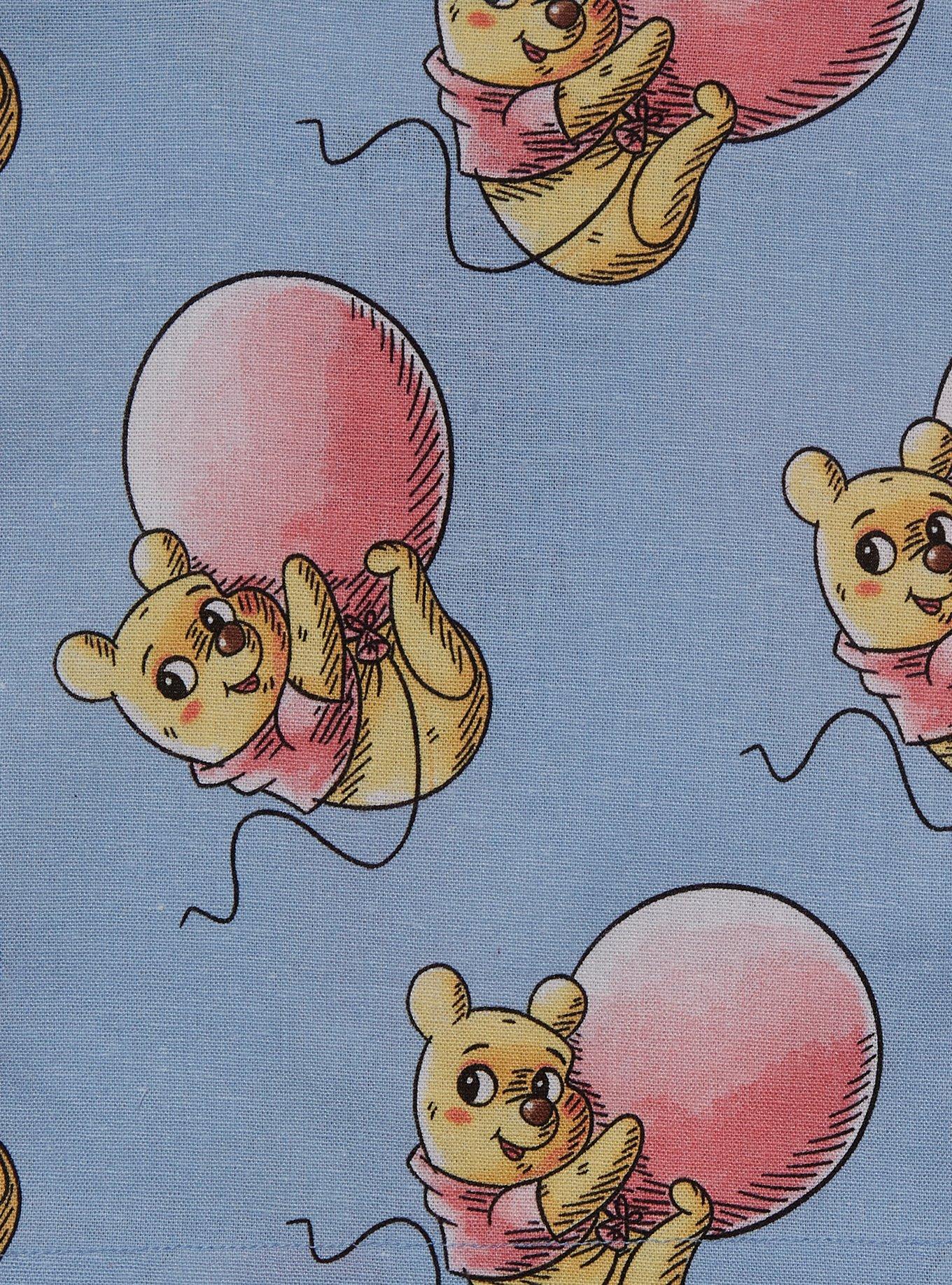 Disney Winnie the Pooh Balloon Pooh Bear Allover Print Infant Shirt & Short Set - BoxLunch Exclusive, RED, alternate