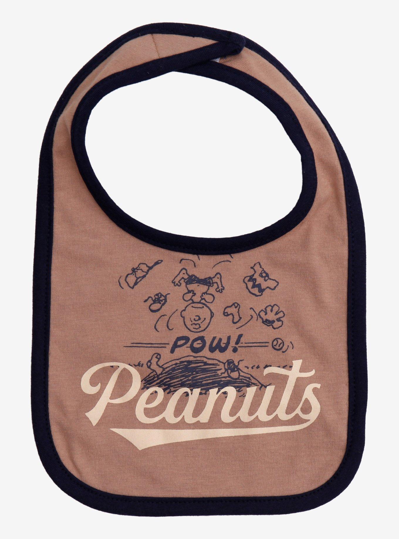 Peanuts Baseball Infant Bib Set &mdash; BoxLunch Exclusive, , alternate